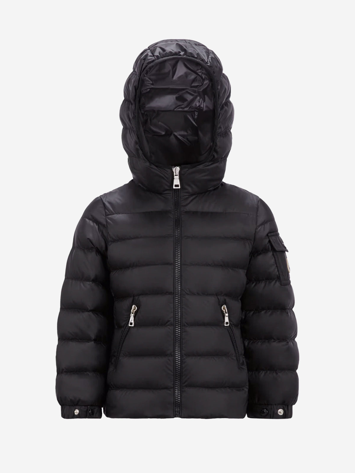 Moncler Enfant Girls Down Padded Gles Jacket in Black | Childsplay 