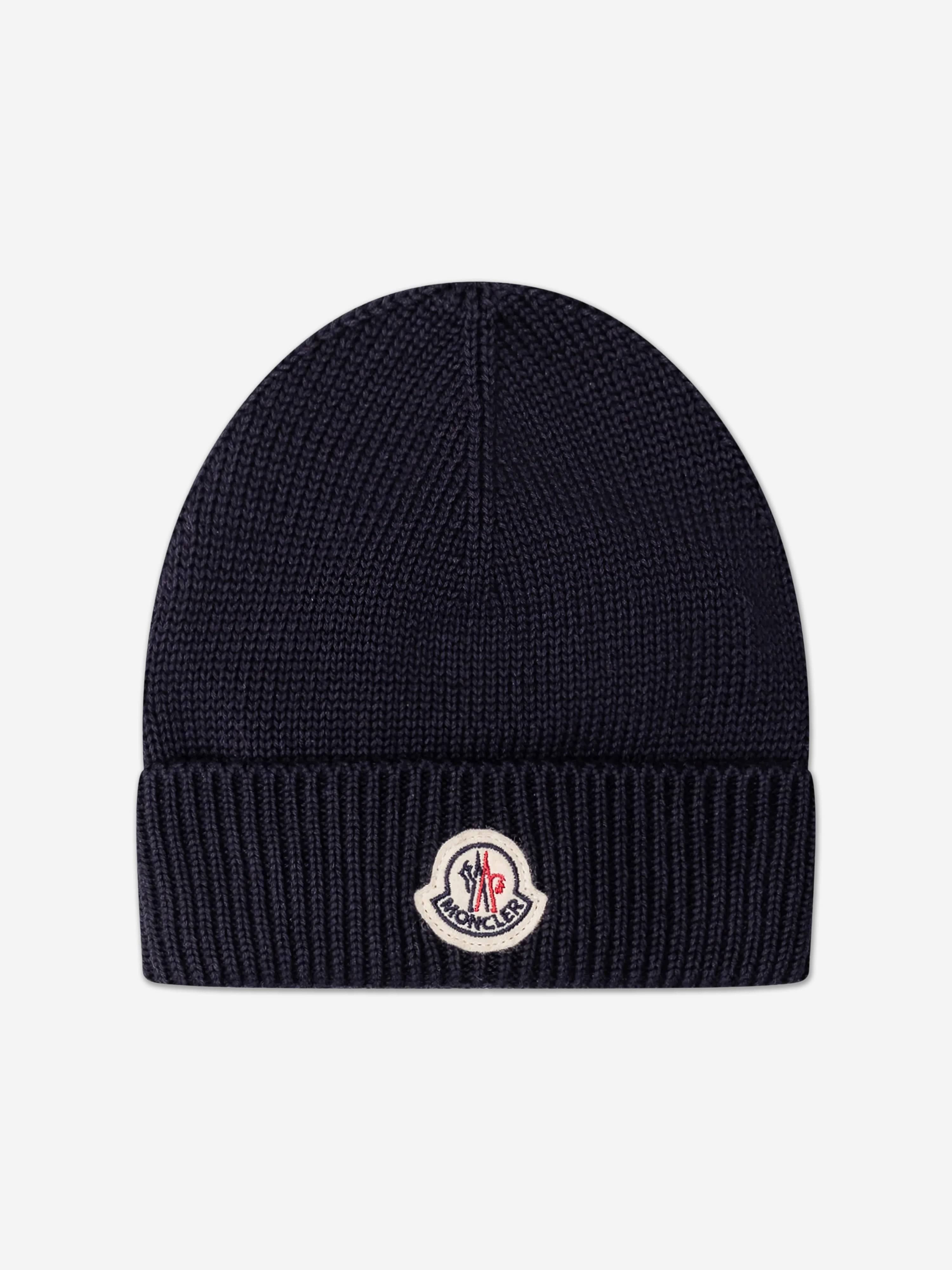 Moncler Enfant アイボリー ビーニー 値下げしました White Wool Beanie - Accessories & Shoes for Children | Moncler US