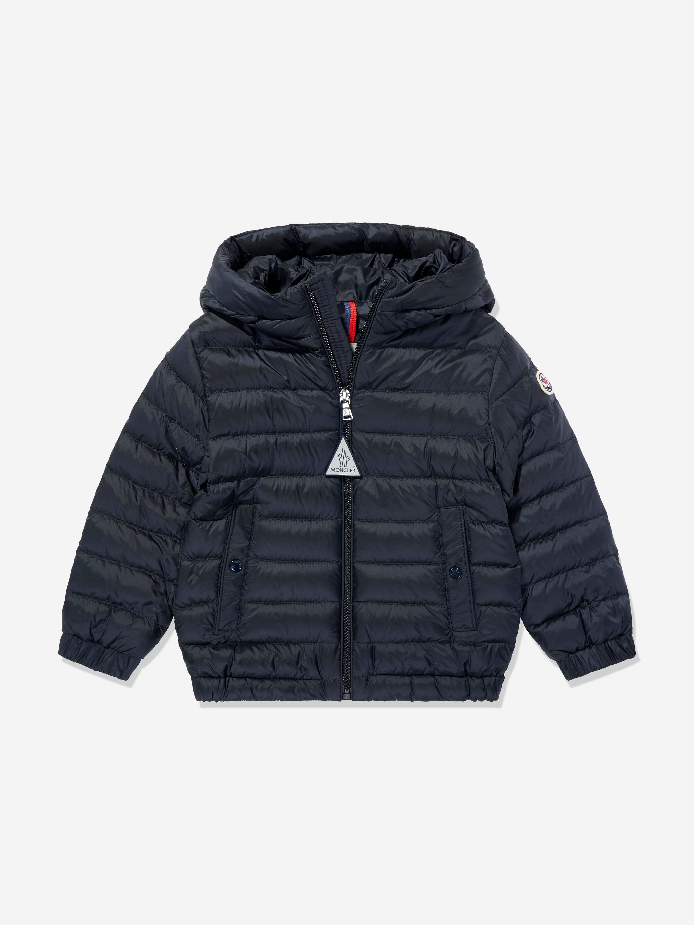 Moncler Enfant Boys Down Padded Dilar Jacket in Navy | Childsplay