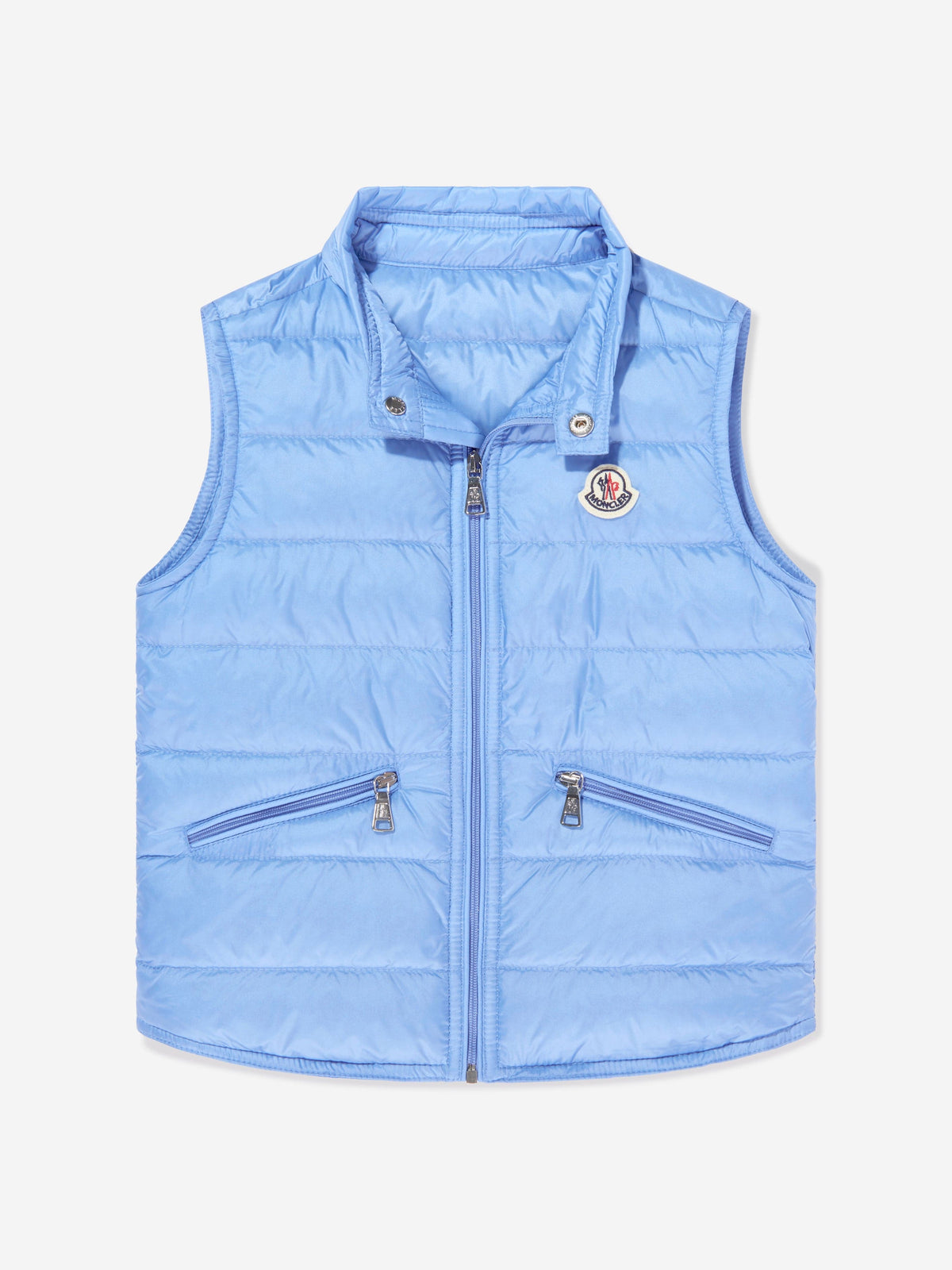 Moncler Enfant Boys Down Padded Gui Gilet in Blue | Childsplay 