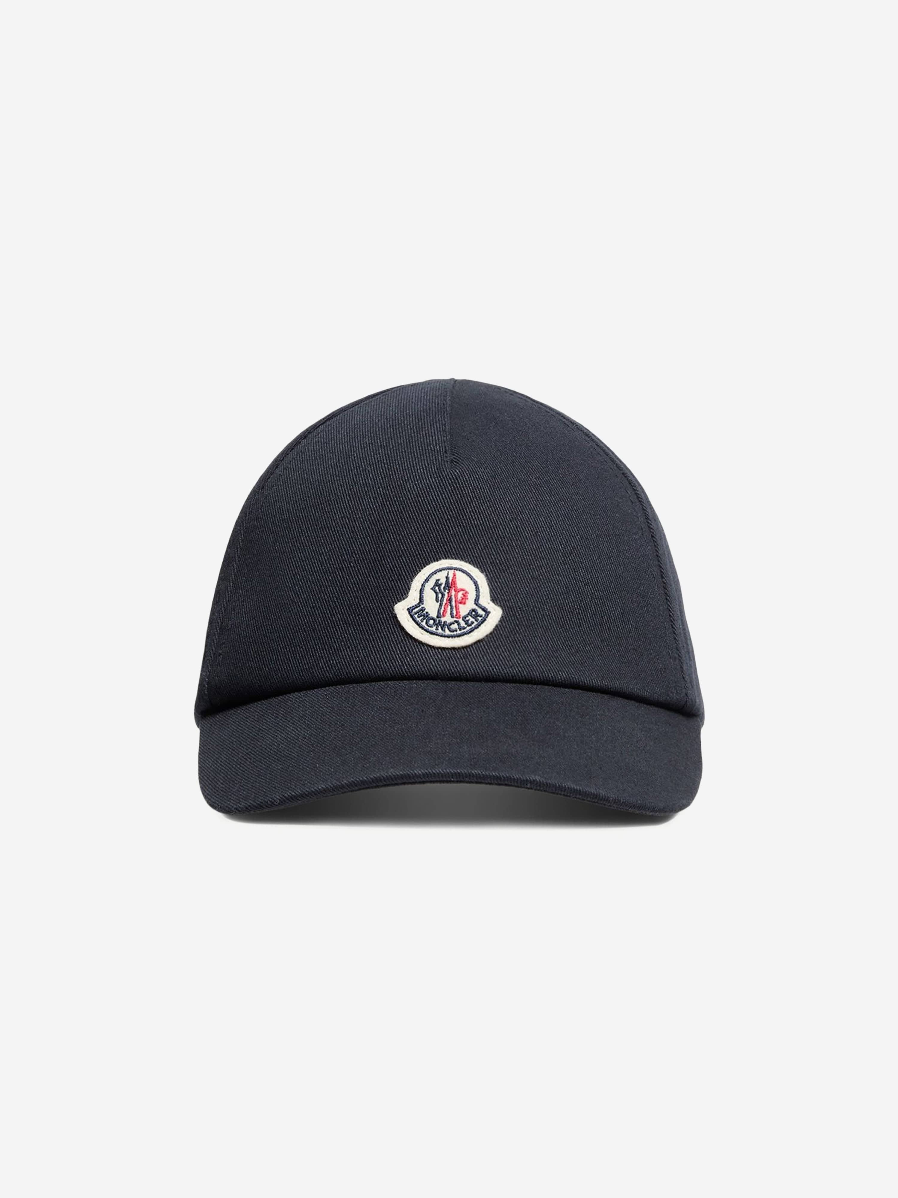 Moncler Enfant Baby Boys Logo Baseball Cap in Navy | Childsplay