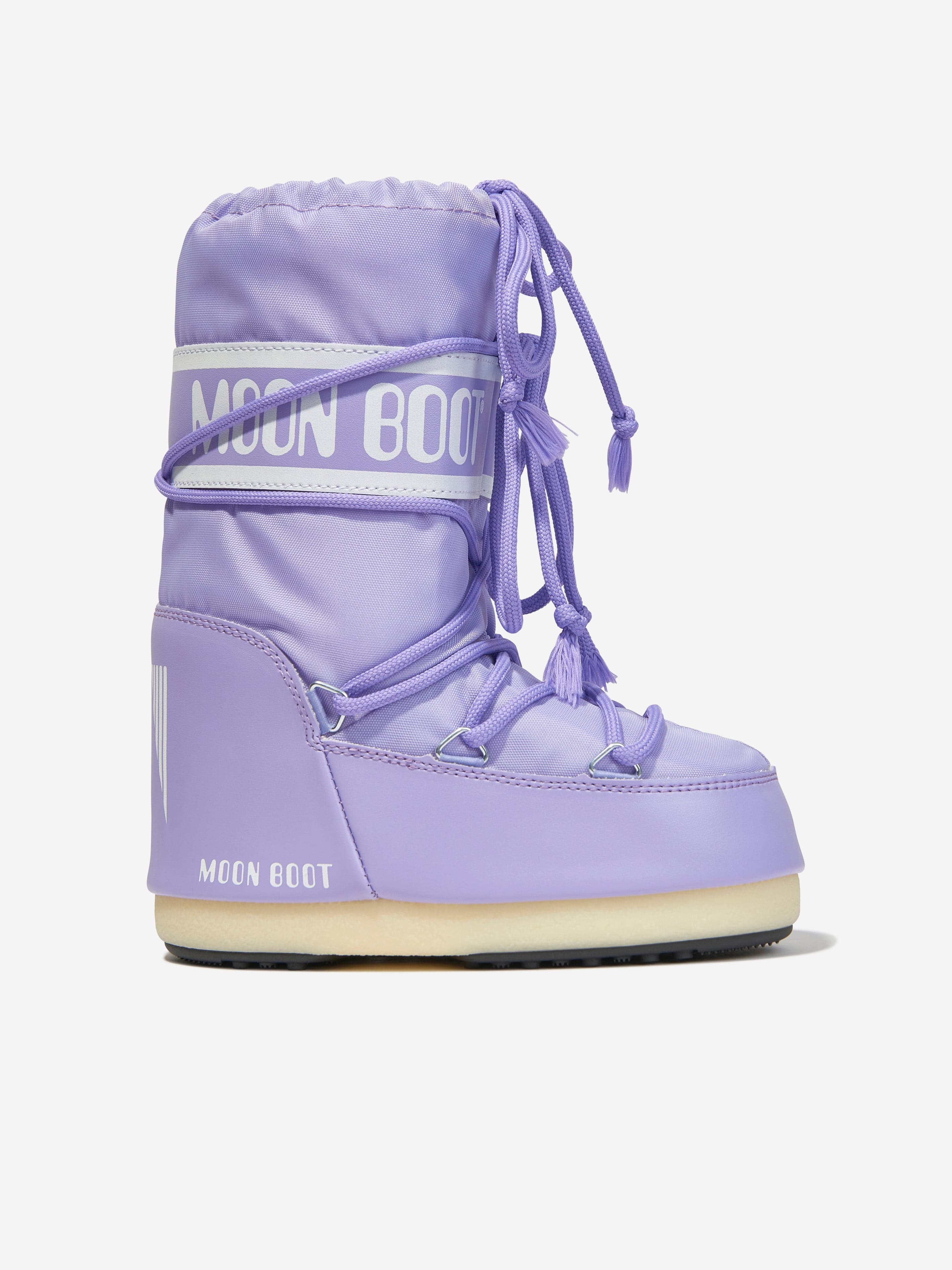 Moon Boot Kids Icon Nylon Snow Boots in Purple | Childsplay Clothing