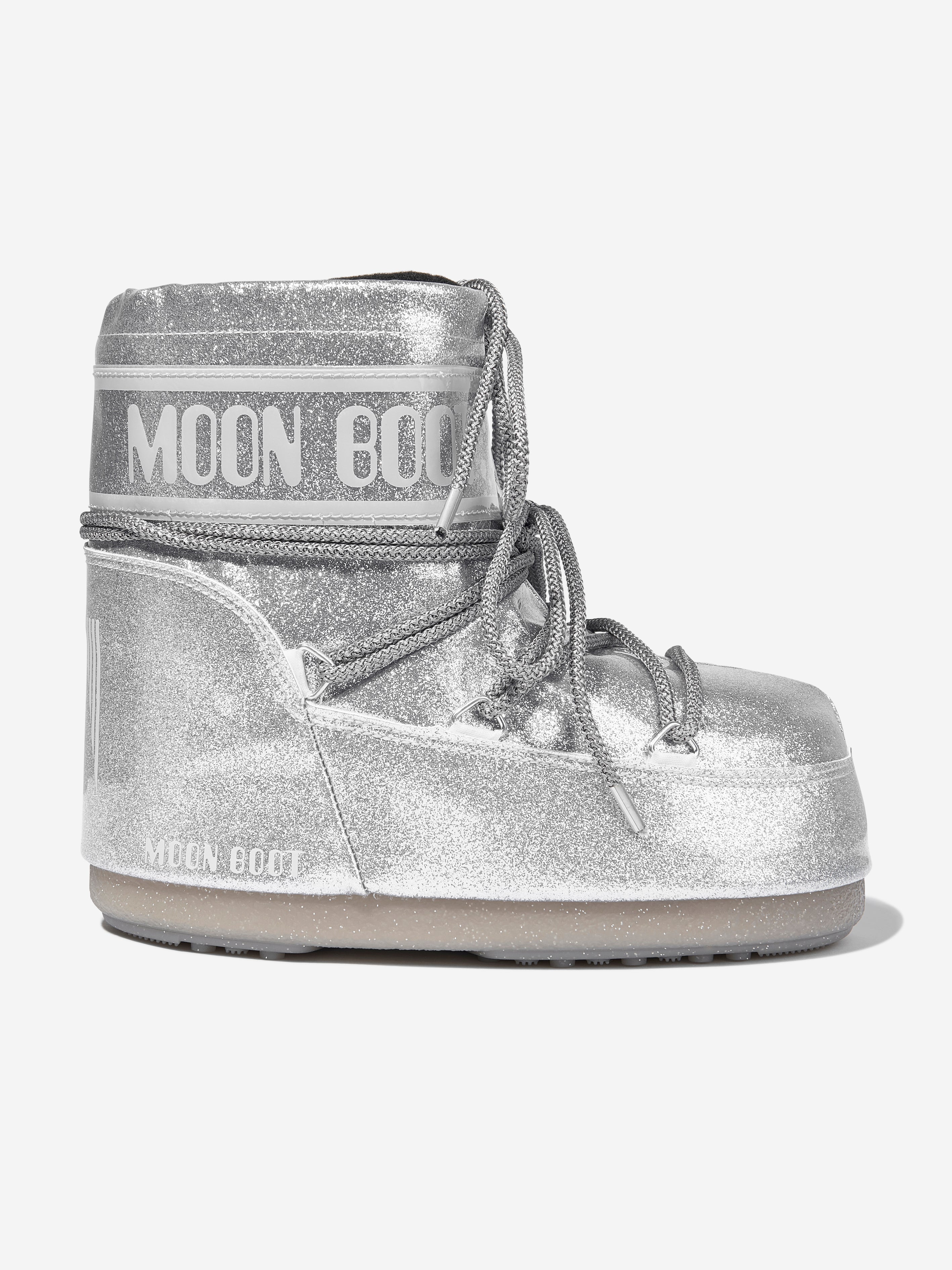  Moon Boot, Icon Low Nylon Unisex Boots, 36/38, Black : Luxury  Stores