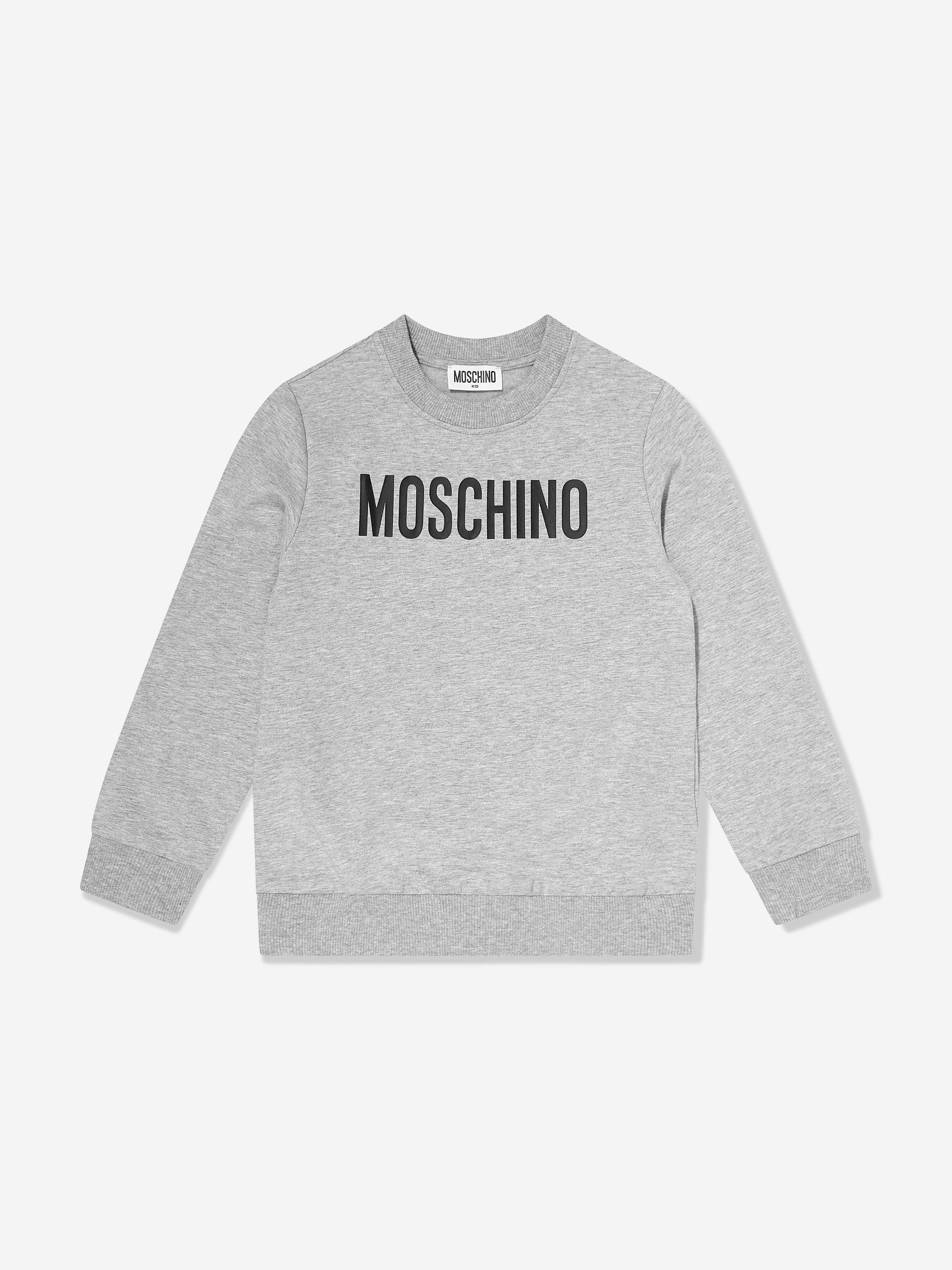 Moschino Kids Moschino Kids Logo Sweatshirt in Grey Childsplay