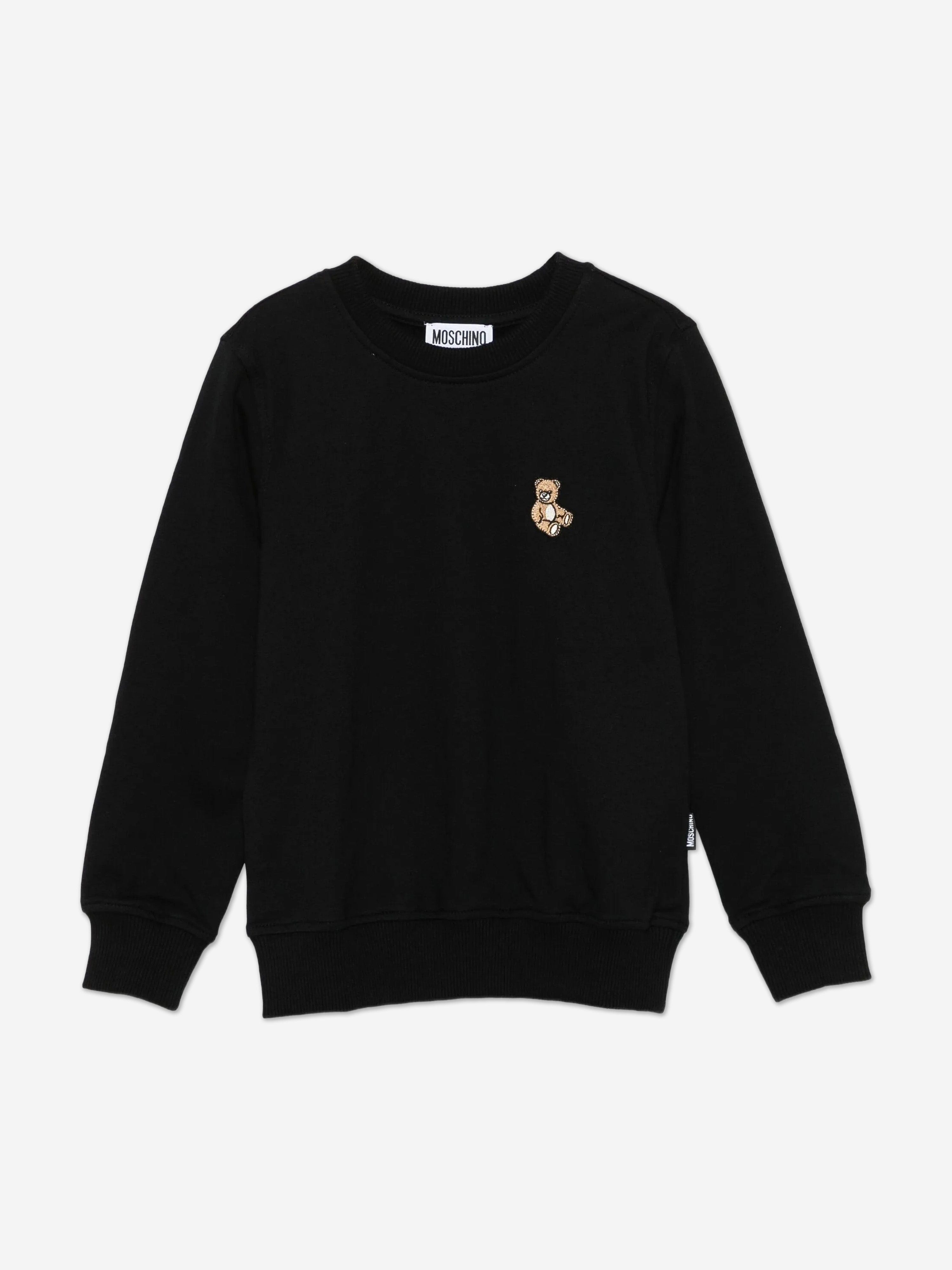 Moschino Kids Kids Teddy Bear Sweatshirt in Black Childsplay
