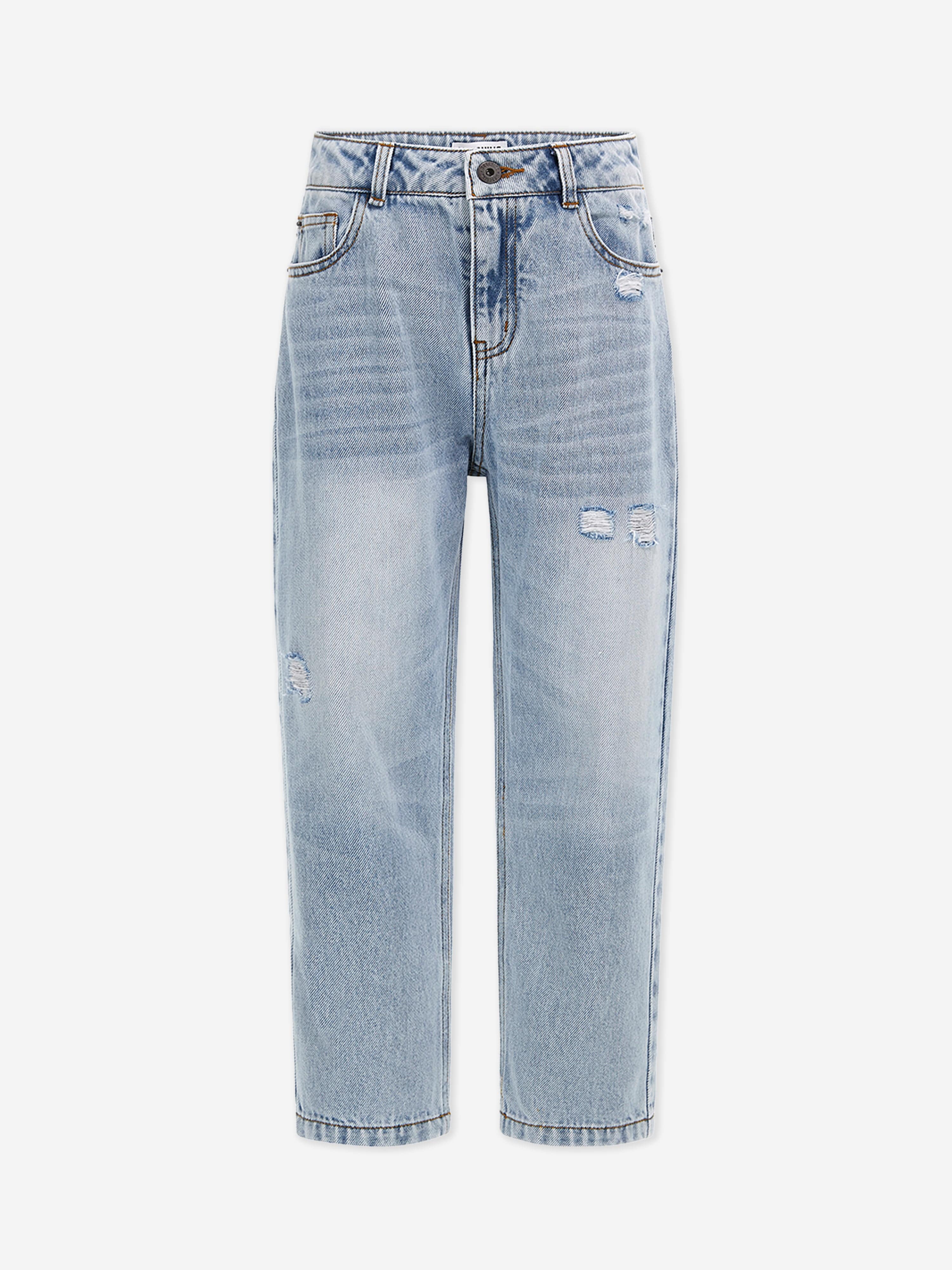 Moschino Kids Moschino Kids Teddy Bear Logo Jeans in Blue