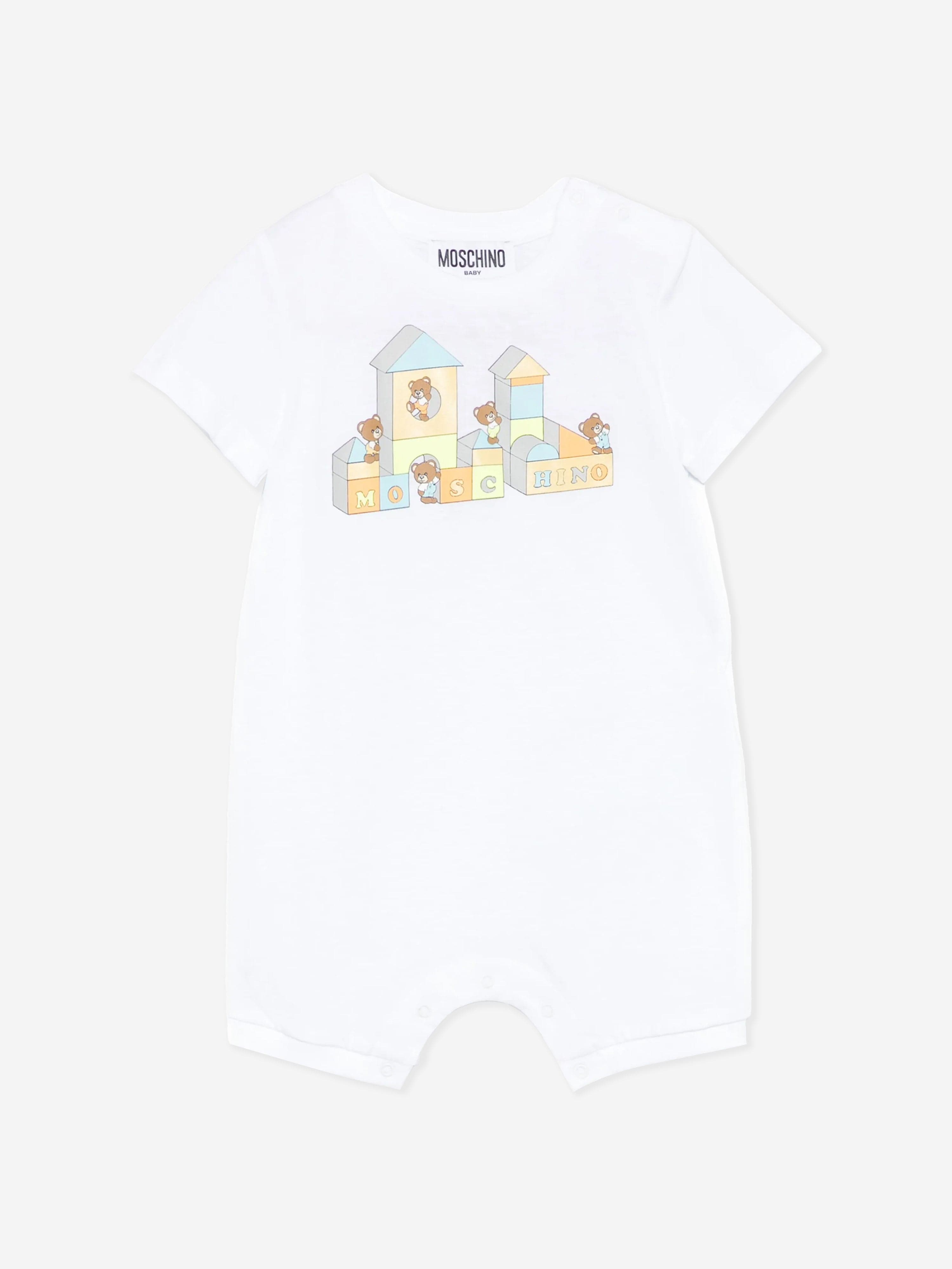 Guess Baby Teddy Bear Romper in Beige