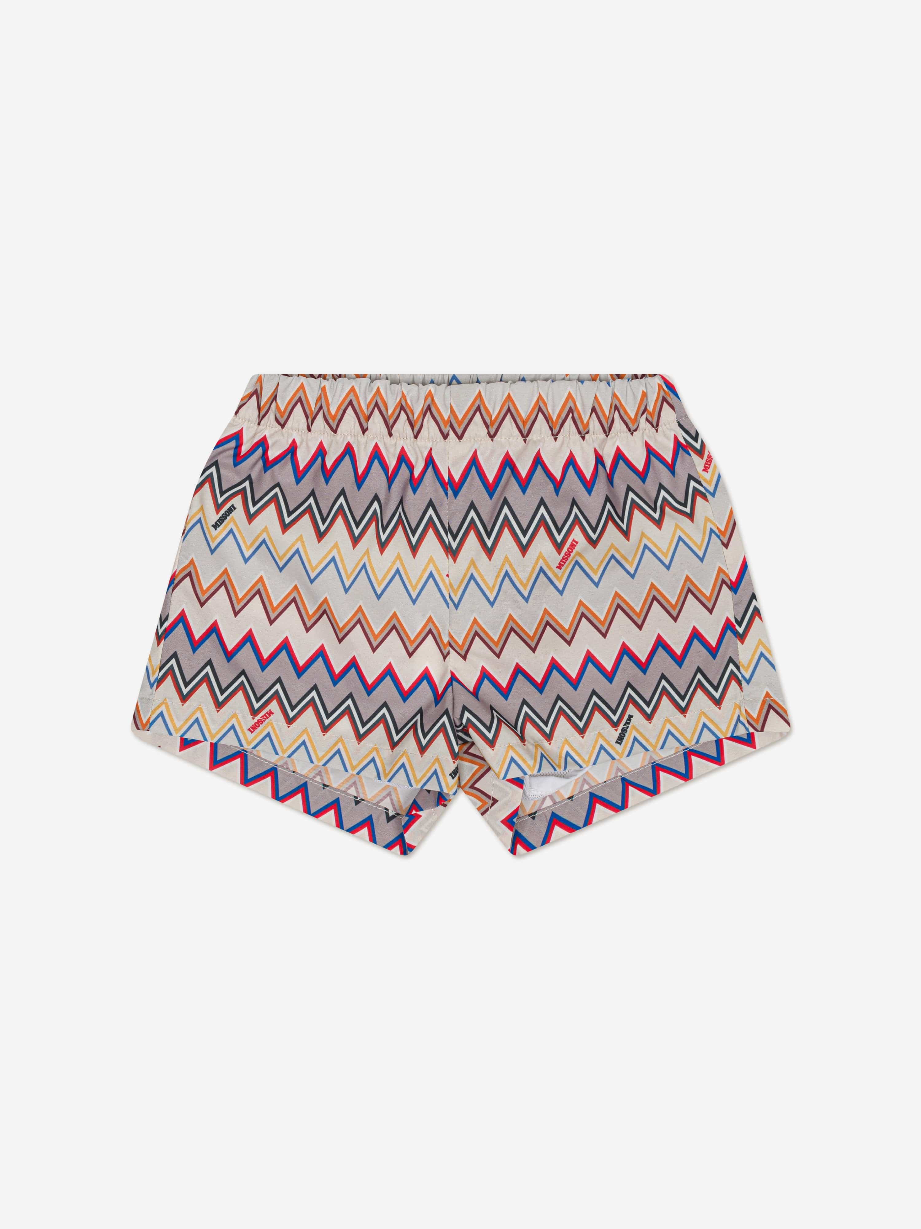 Missoni Baby Boys Zigzag Swim Shorts in Multicolour Childsplay
