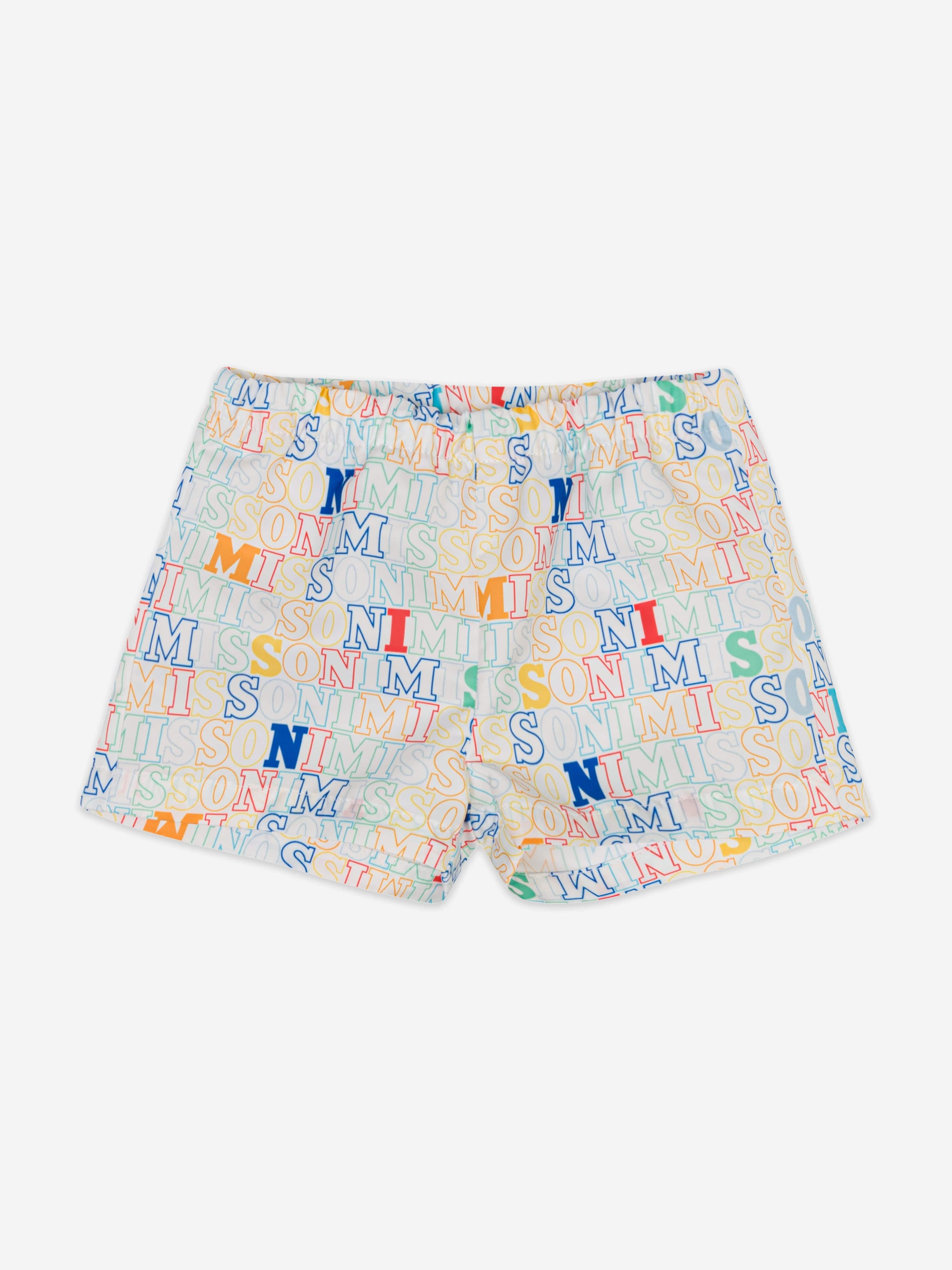 Missoni Missoni Baby Boys Logo Swim Shorts in Multicolour