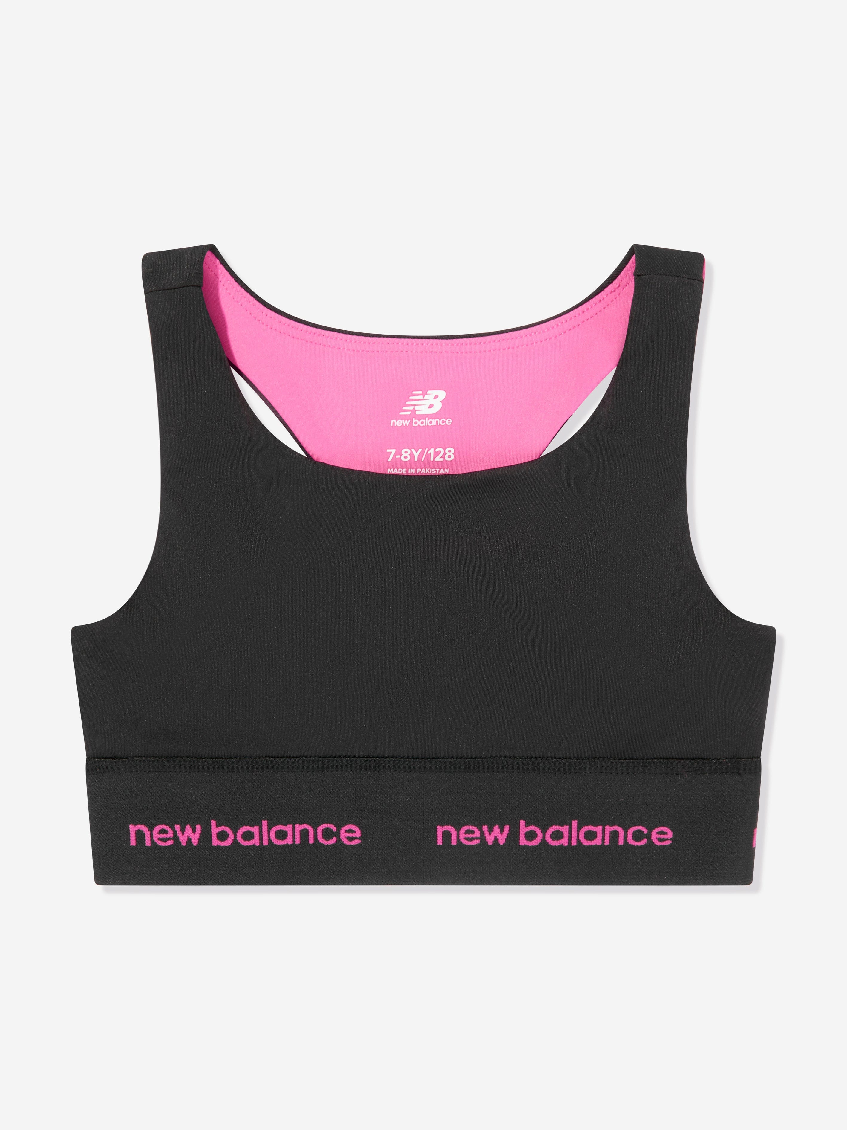 New Balance New Balance Girls Harmony Racerback Bra in Black