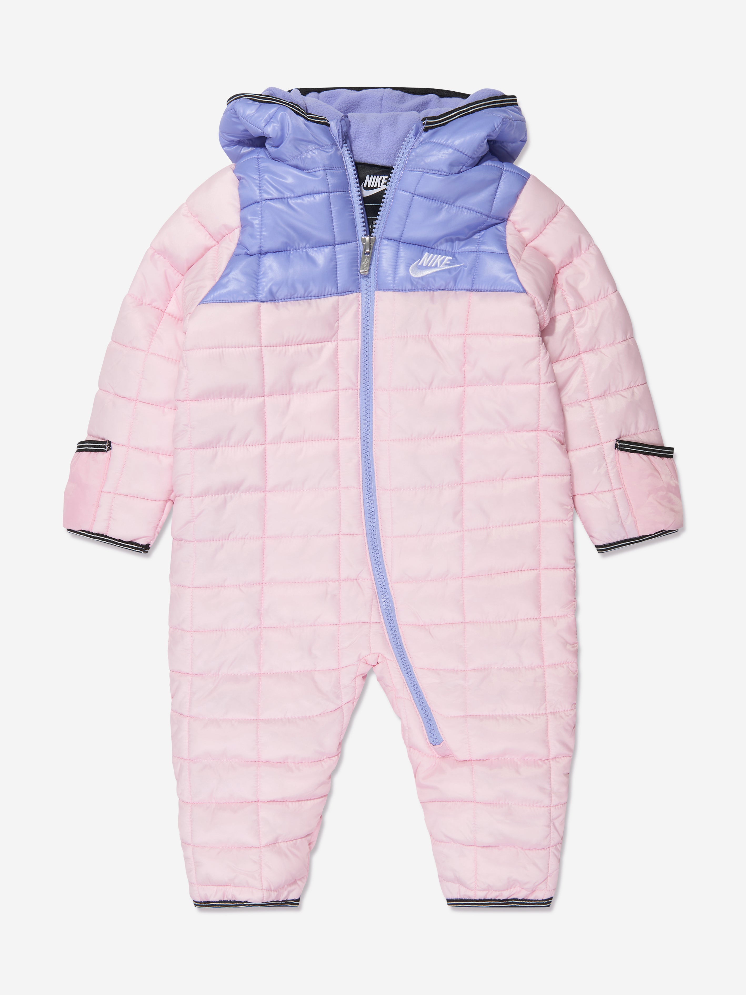 Childsplay Colourblock Pink Baby Snowsuit | in Girls Clothing