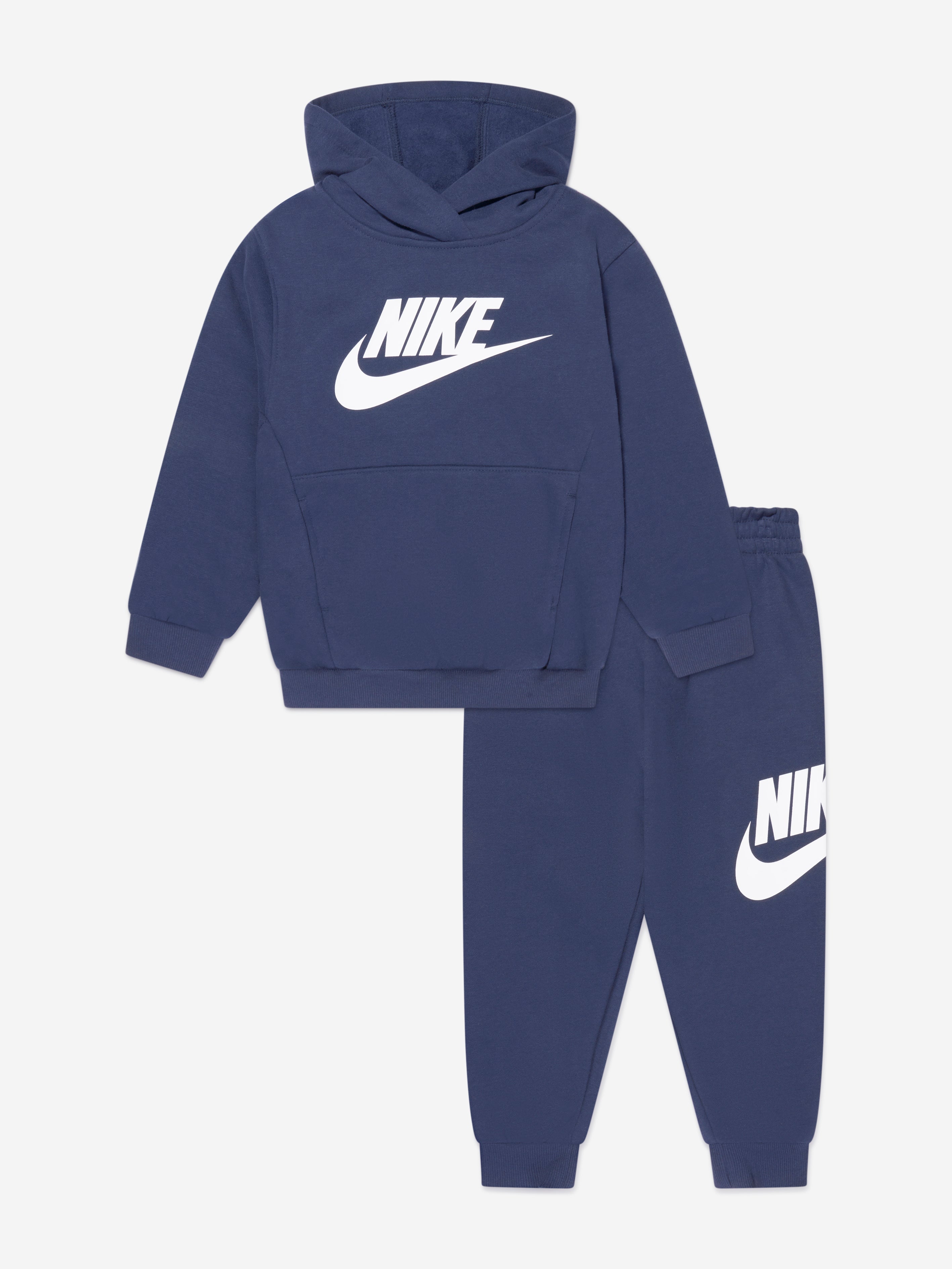 Nike Nike Boys NKN Club Fleece Tracksuit in Navy Childsplay Clothing