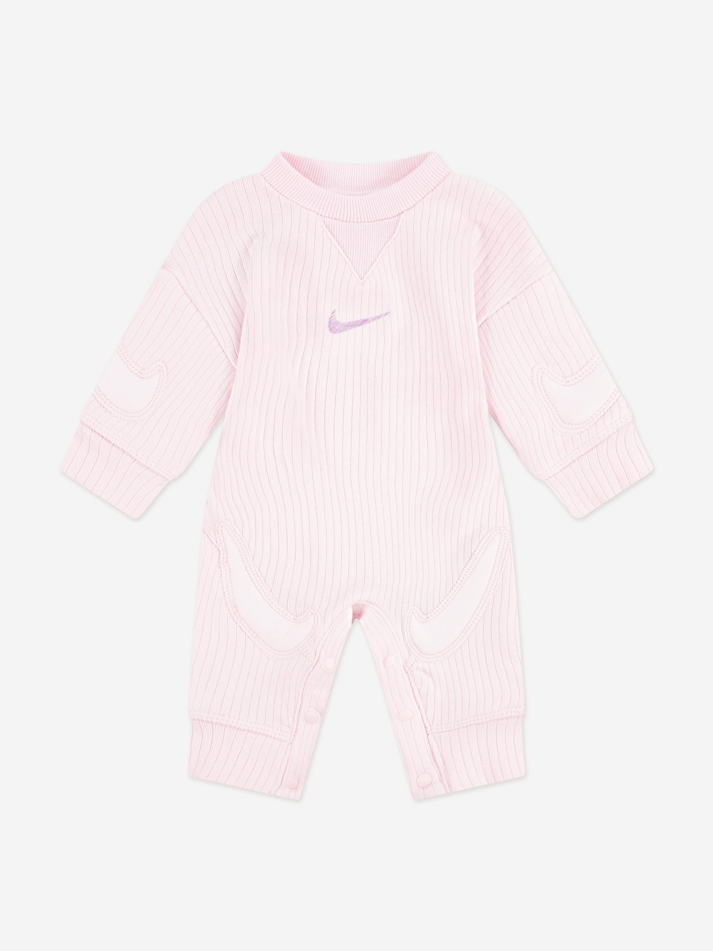 Nike Baby Girls Readyset Romper in Pink | Childsplay Clothing