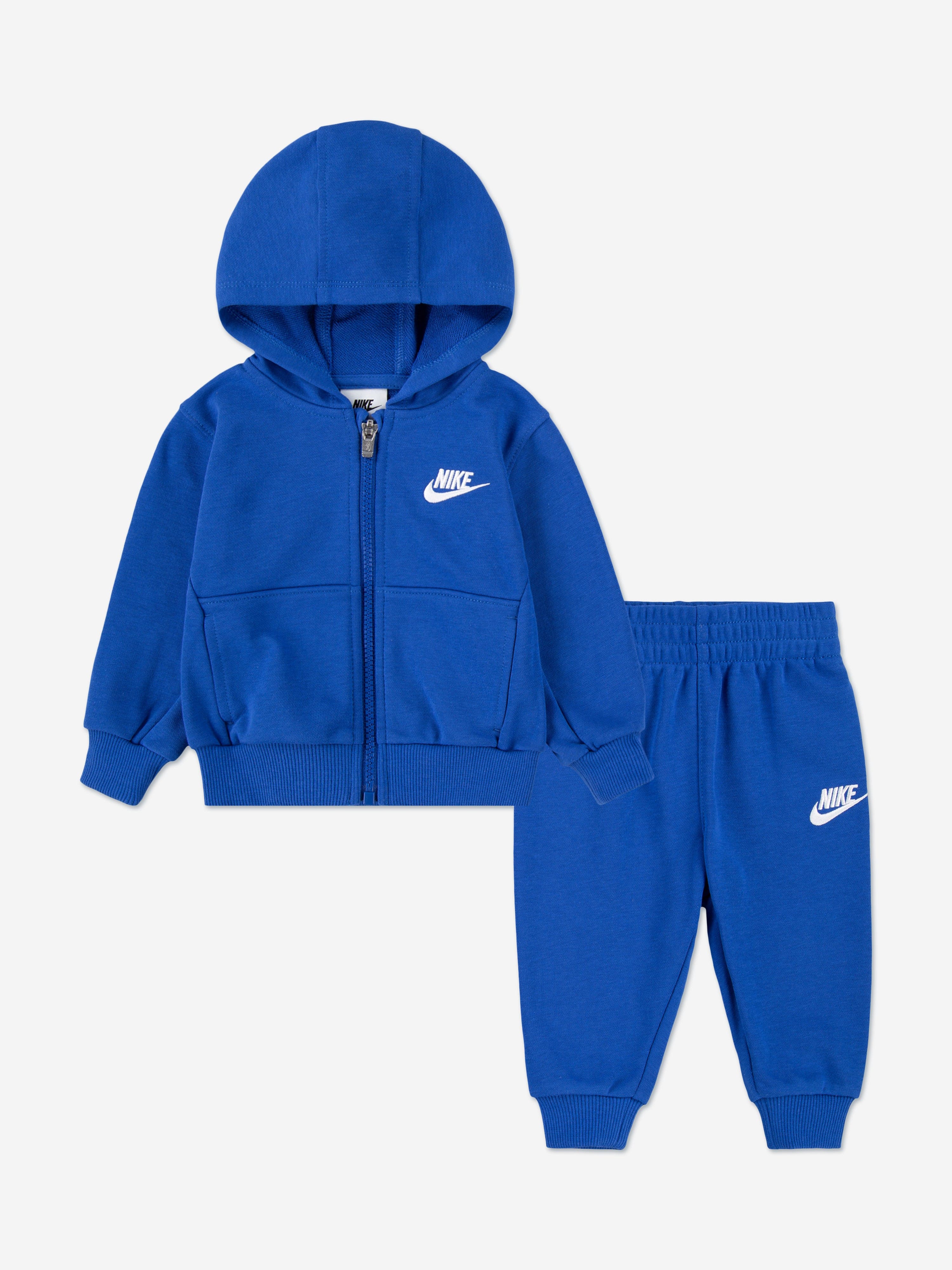 nike club tracksuit blue