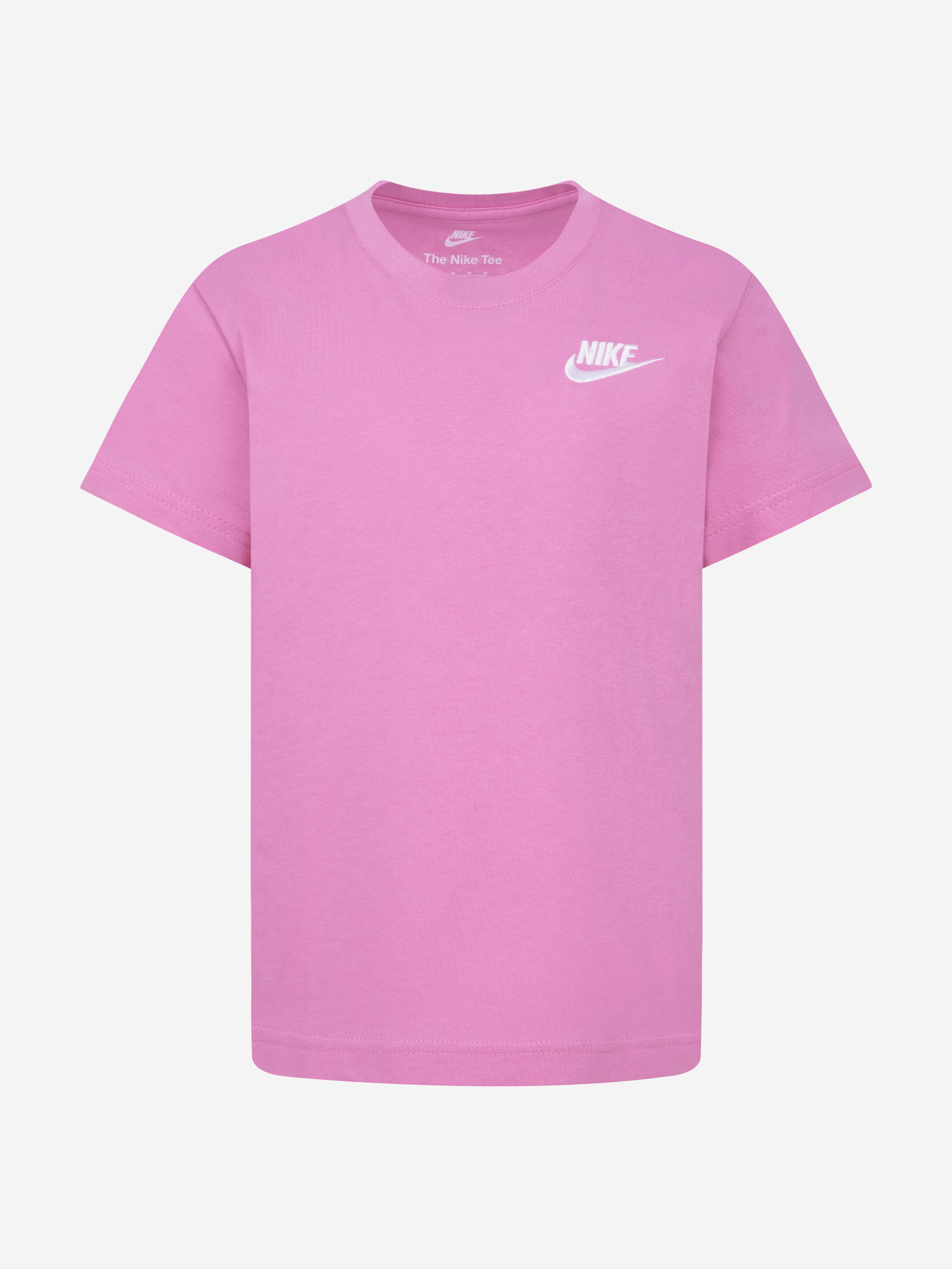 purple and pink nike shirt