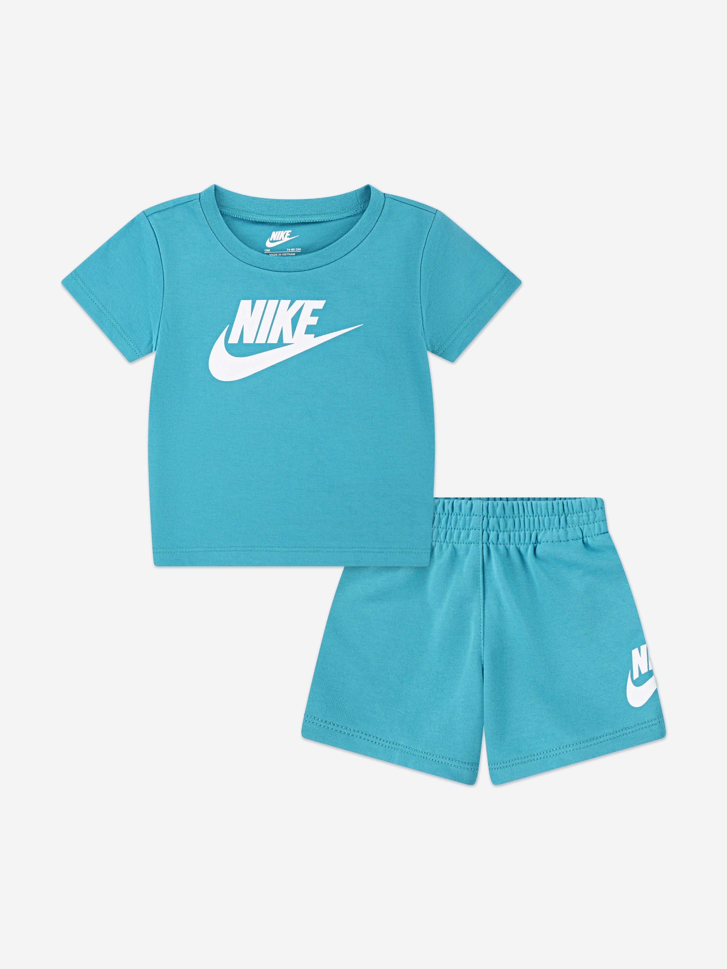 infant nike summer clothes Nike Club Set Blue 4-5 Years 86L596-BA2-4-5YR