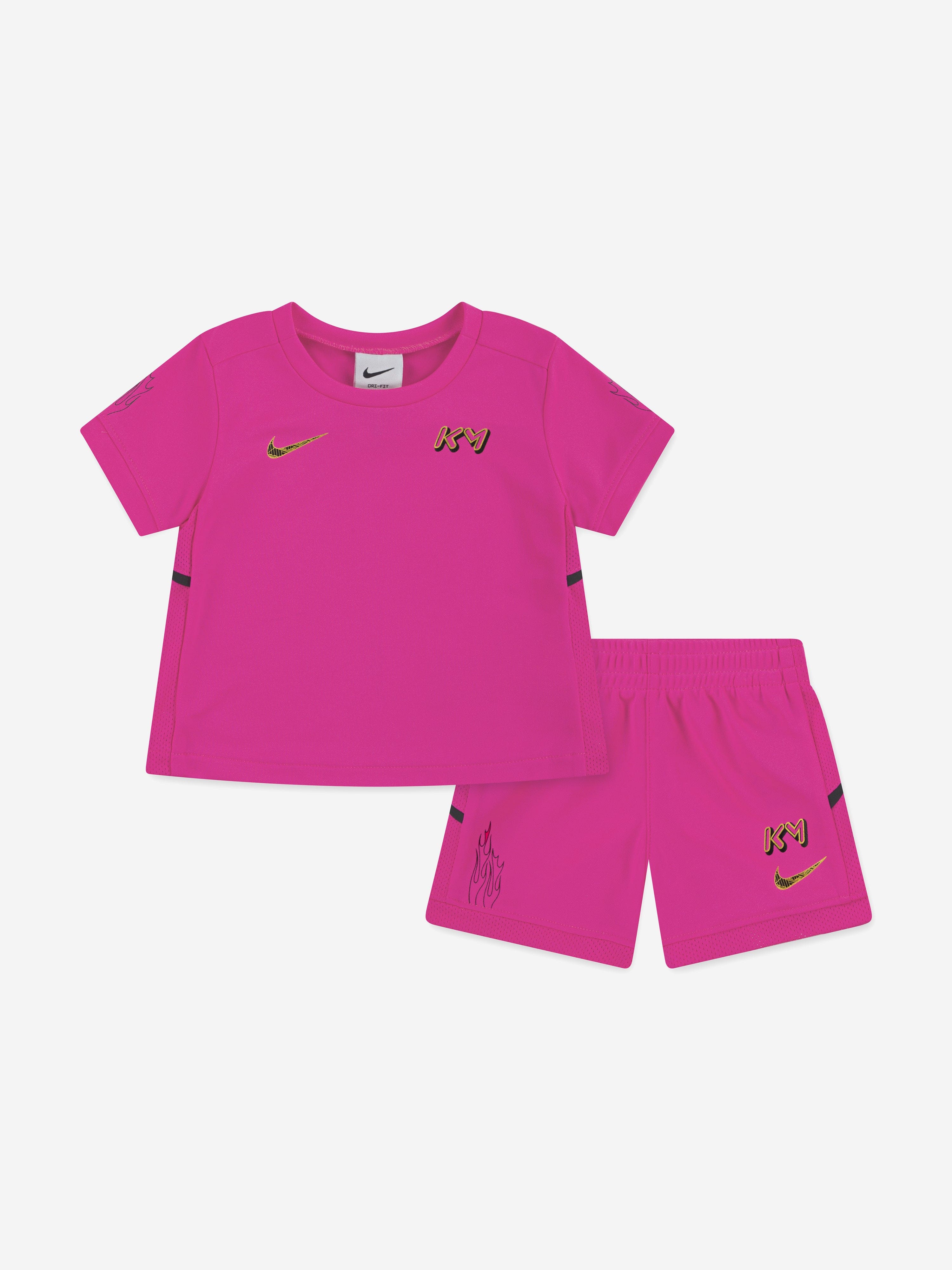 Nike Boys Dri-Fit ACD25 Short Set in Pink 18 Months