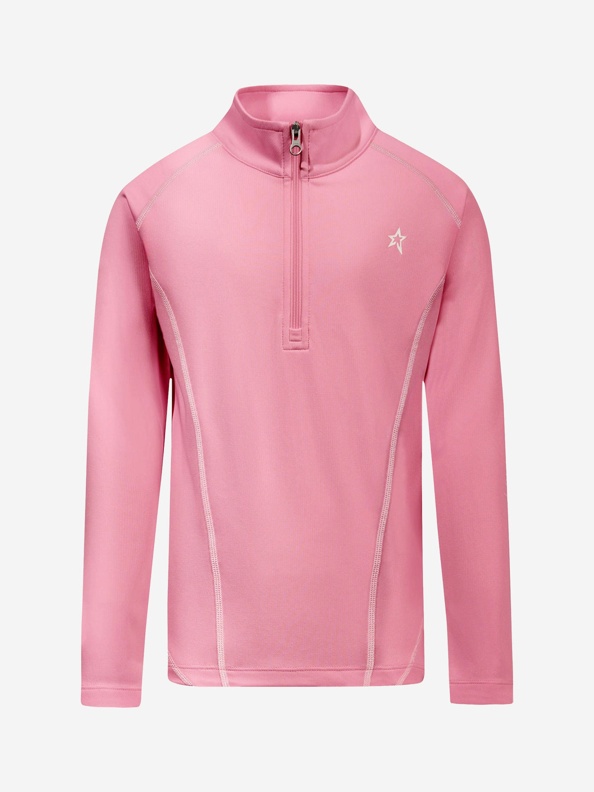 Perfect Moment Girls Thermal Half Zip Top in Pink | Childsplay 
