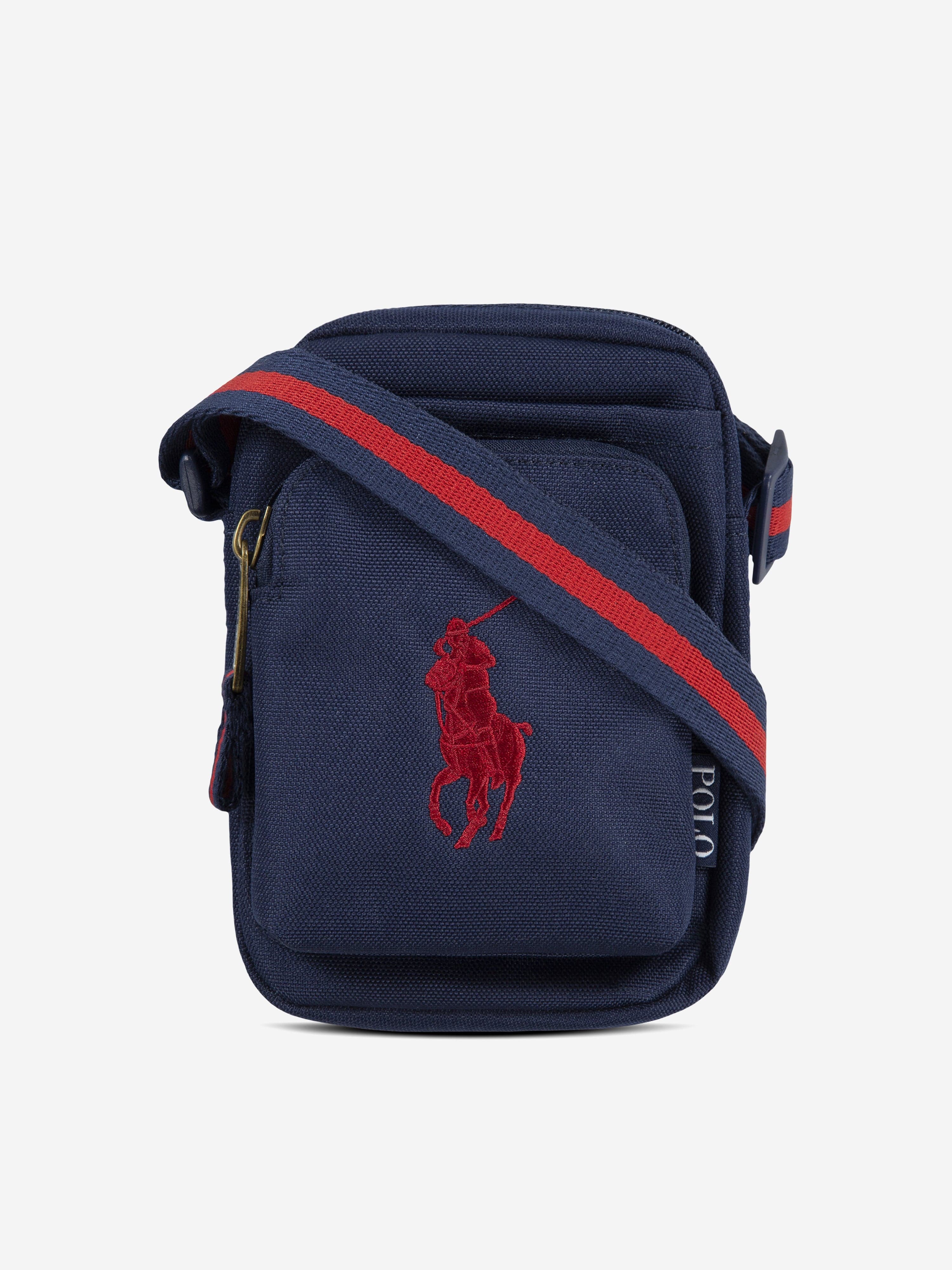 Ralph Lauren Boys Polo Colour Crossbody Bag in Navy (18cm