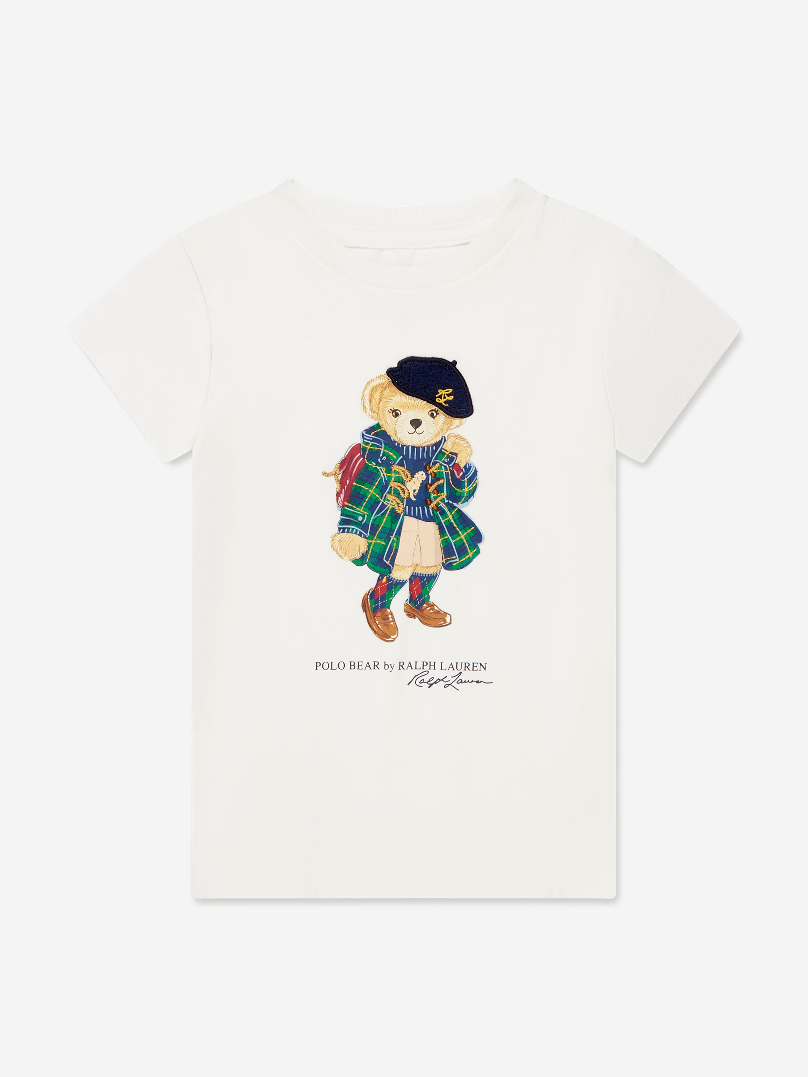 Ralph Girls Bear T-Shirt White | Childsplay Clothing