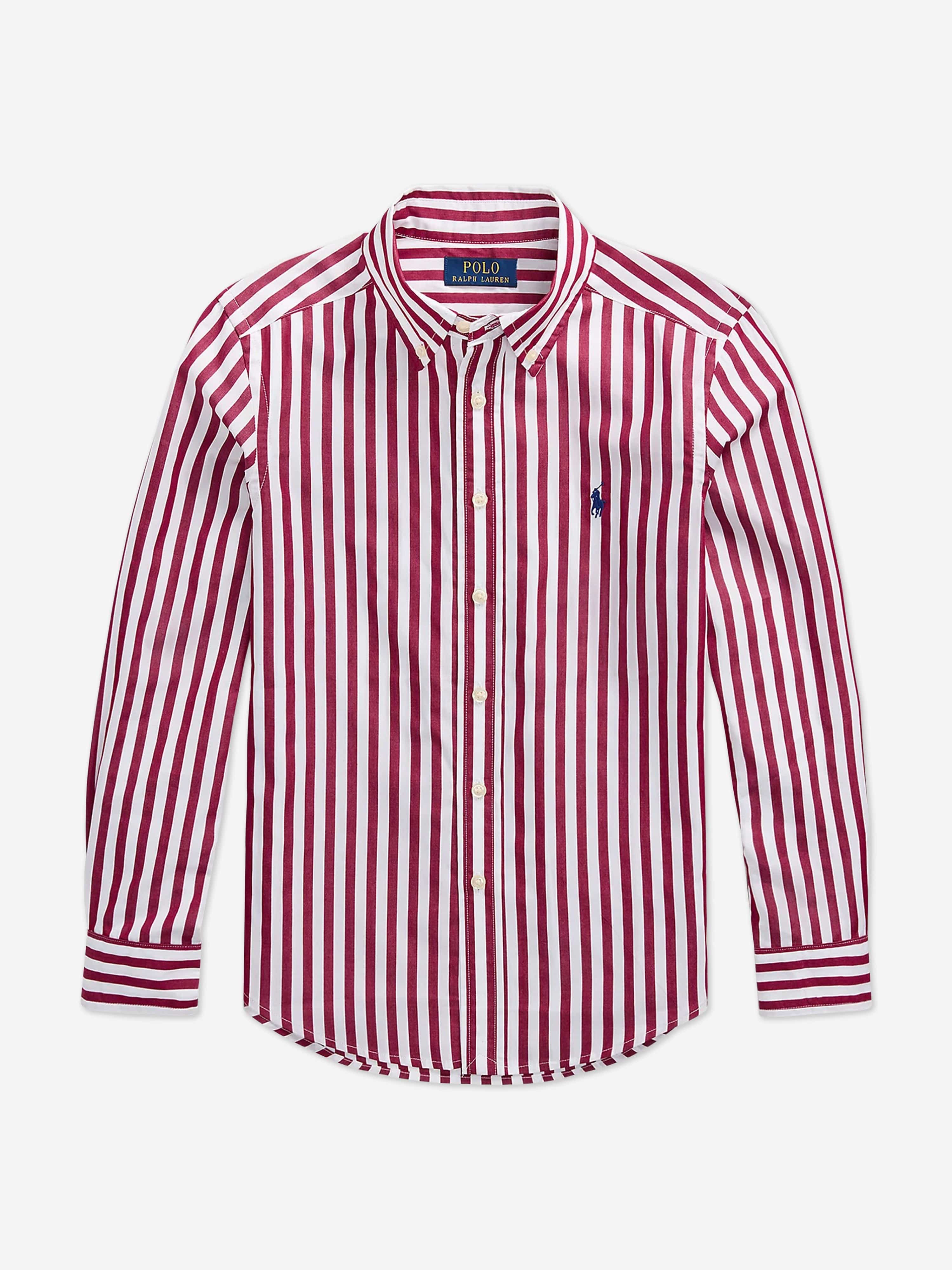Mens Shirts Red White Ralph Lauren Polo Shirt Polo Ralph Lauren