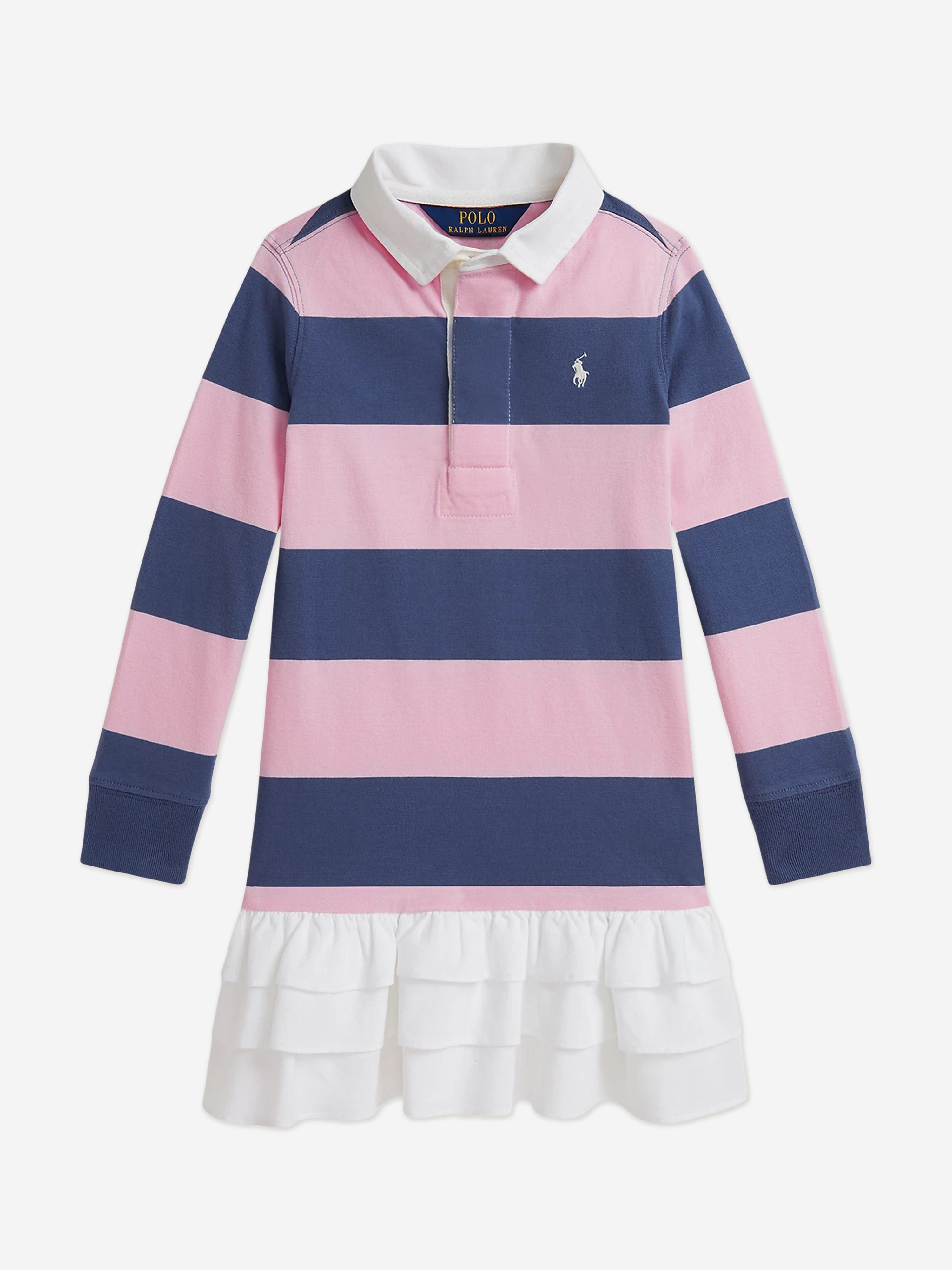 ralph lauren rugby shirt dress Polo Ralph Lauren Rugby Dress in Hillside Green & Deckwash White