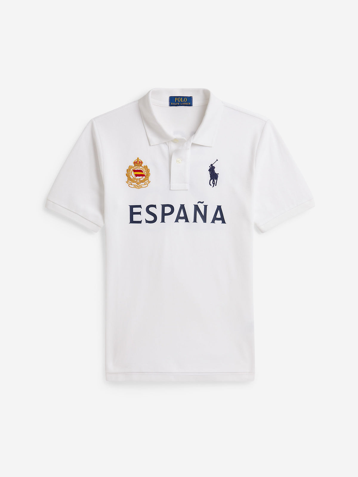 Ralph Lauren Boys España Polo Shirt in White | Childsplay Clothing