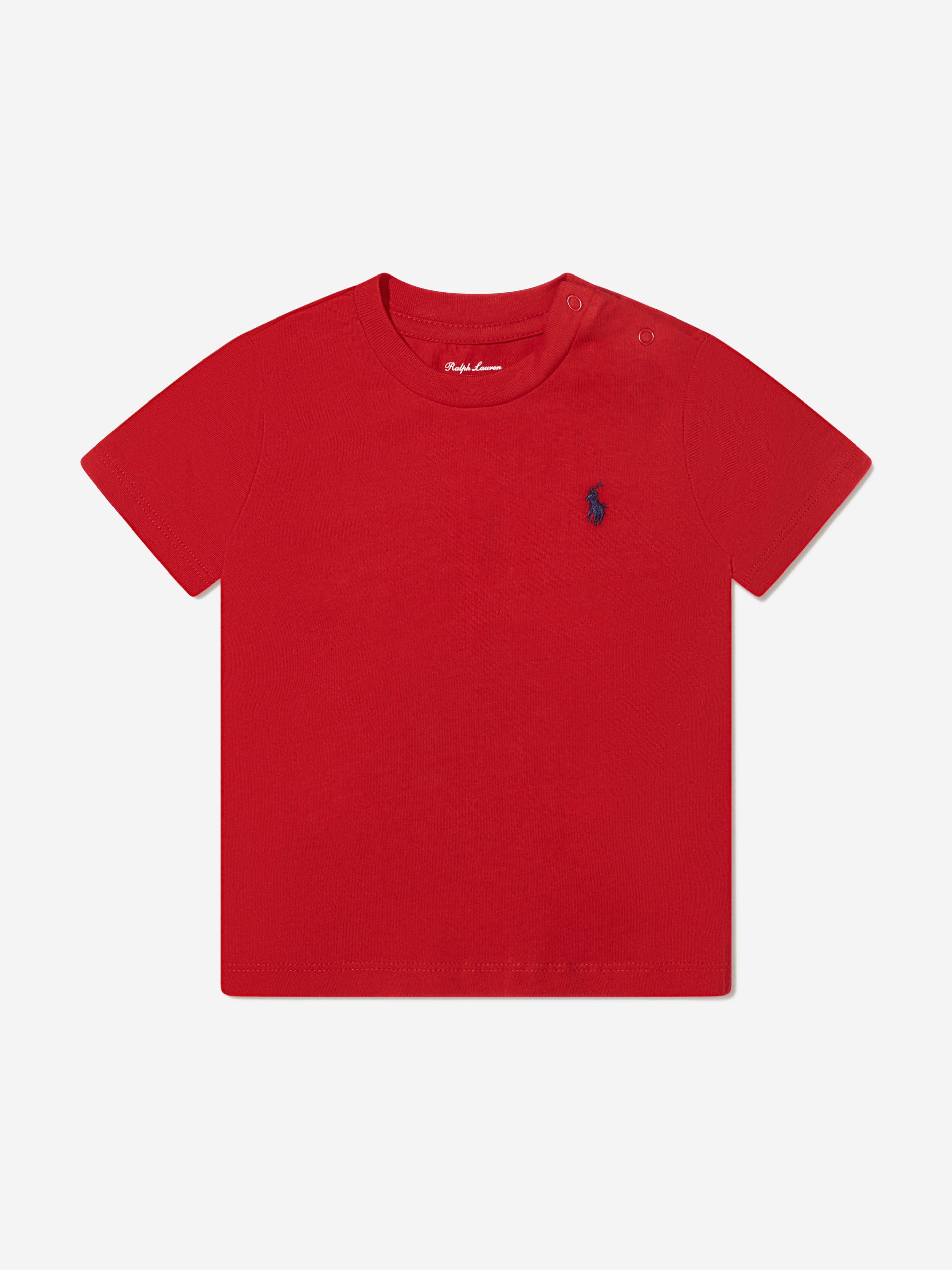 Ralph Lauren 半袖 Tシャツ 赤サイズS Ralph Lauren Baby Boys Logo T-Shirt in Red | Childsplay Clothing