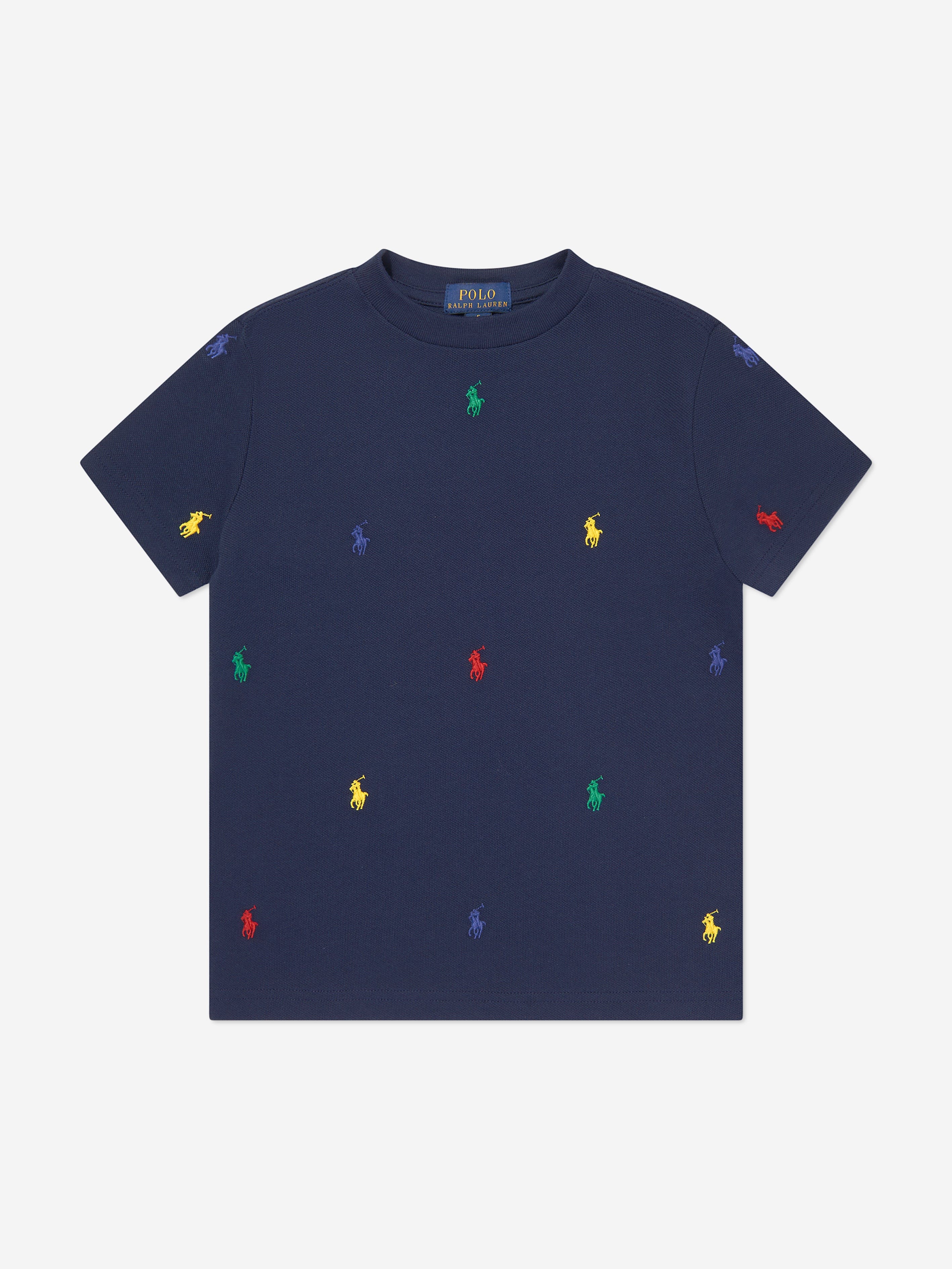 Ralph Lauren Boys Logo T-Shirt in Navy | Childsplay Clothing