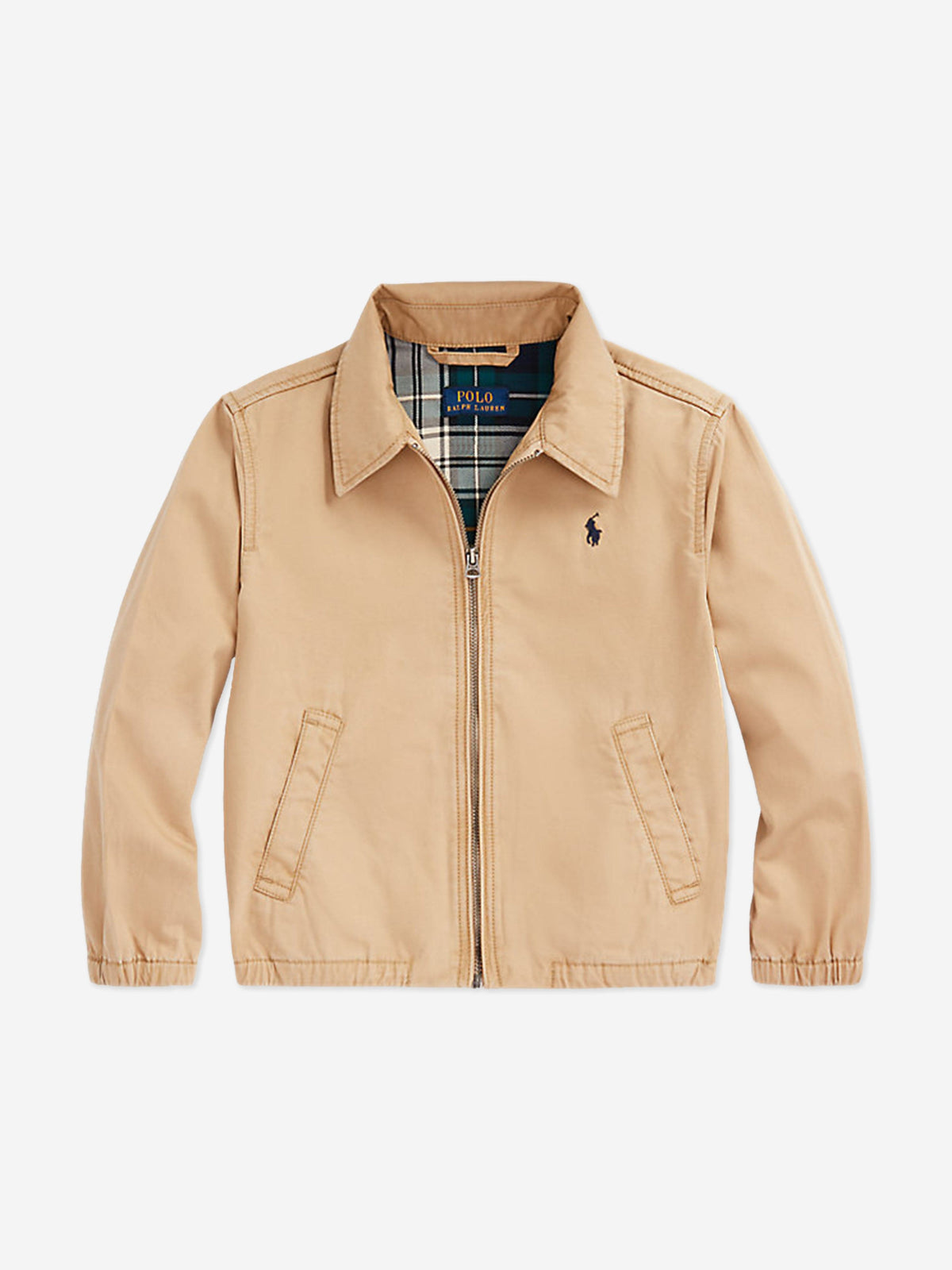 Ralph Lauren Boys Bayport Cotton Jacket in Beige | Childsplay Clothing