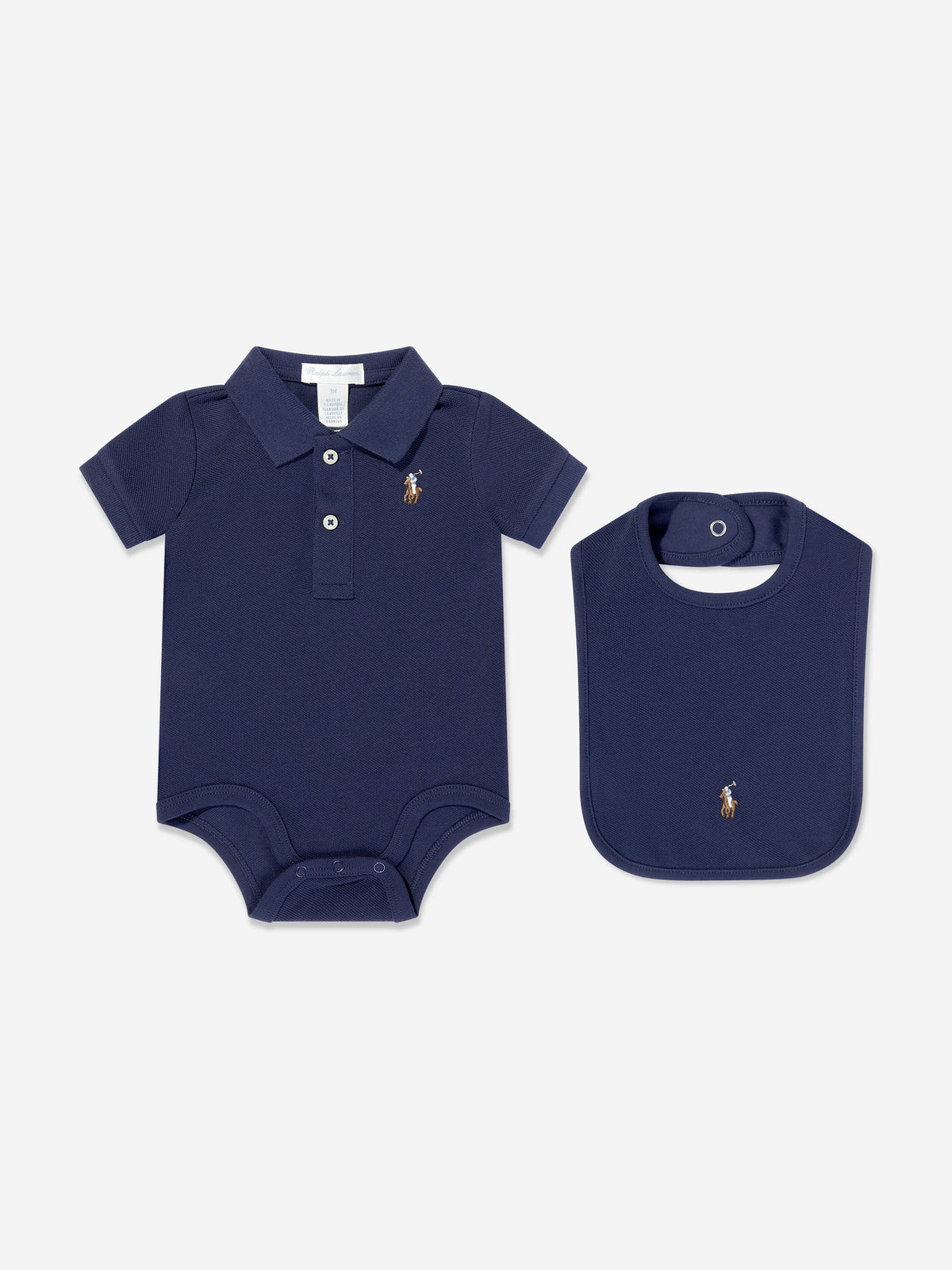 Ralph Lauren Baby Boys Bodysuit Gift Set in Navy | Childsplay Clothing