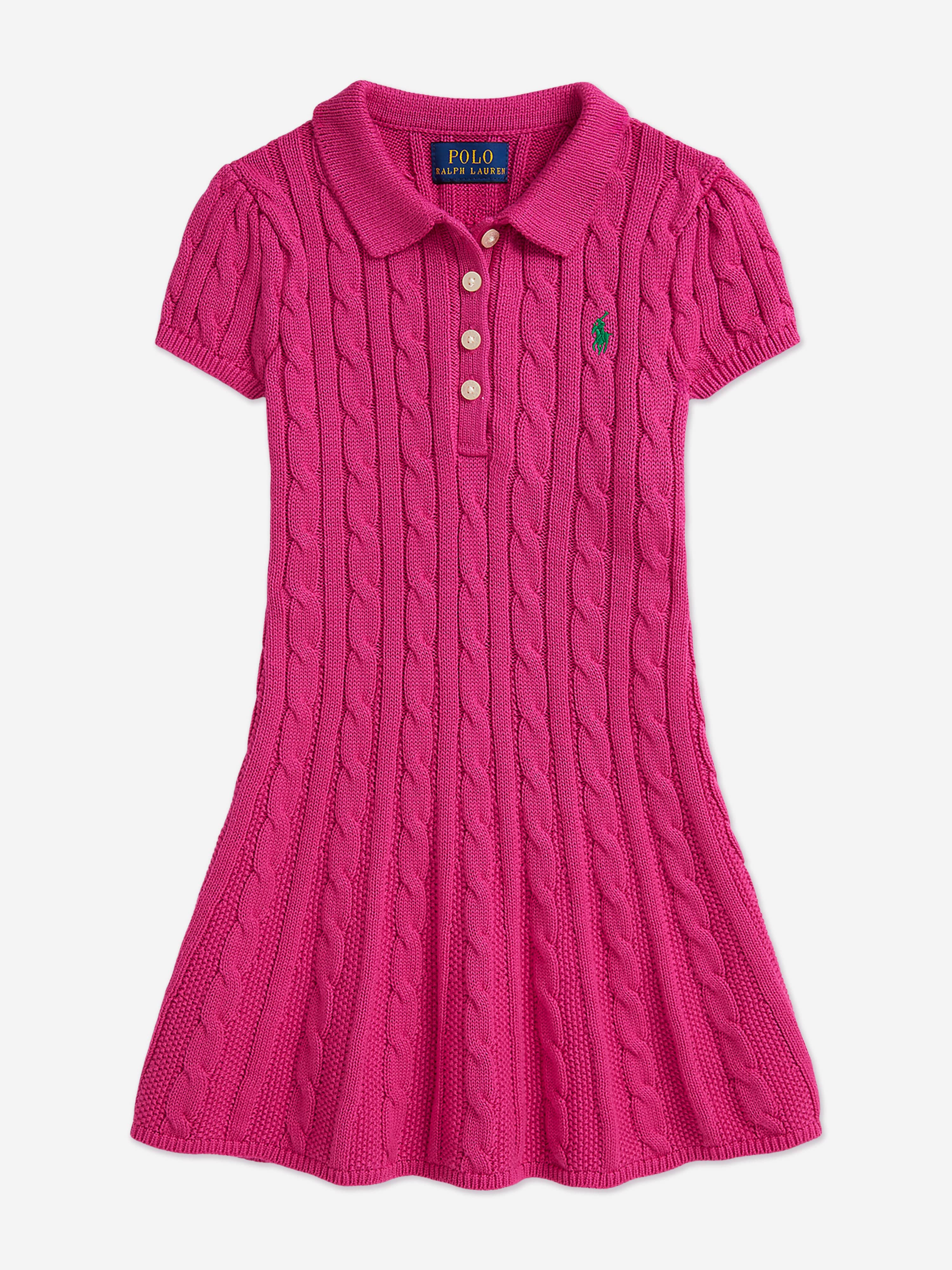Knit Dress Ladies Ralph Lauren Polo Dress Cable-knit Cotton-blend Polo Dress In White Polo Knit Dress Ladies Ralph Lauren Polo Dress Cable-knit Cotton-blend Polo Dress In White Polo