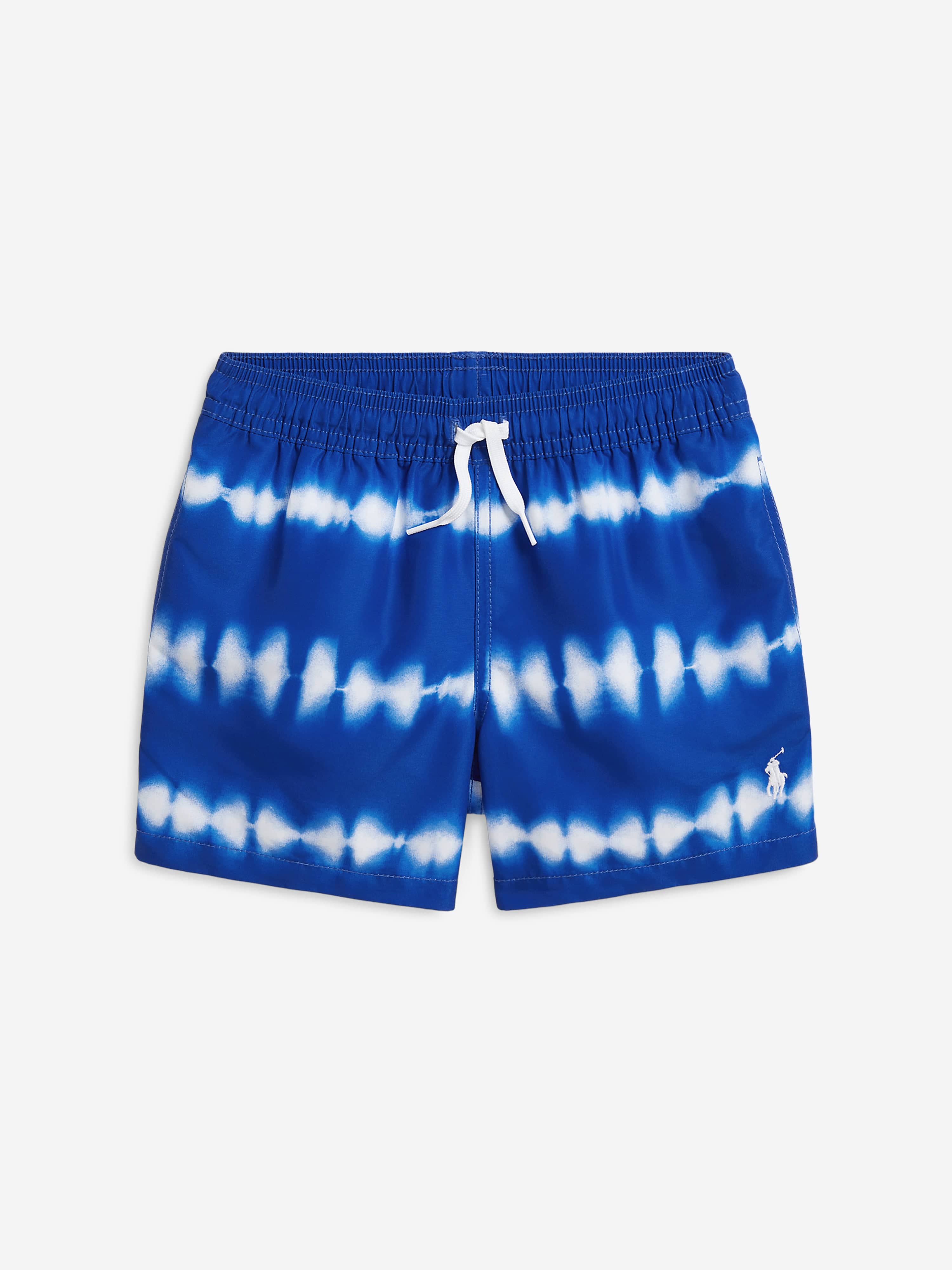 Ralph Lauren Boys Logo Swim Shorts in Blue | Childsplay Clothing