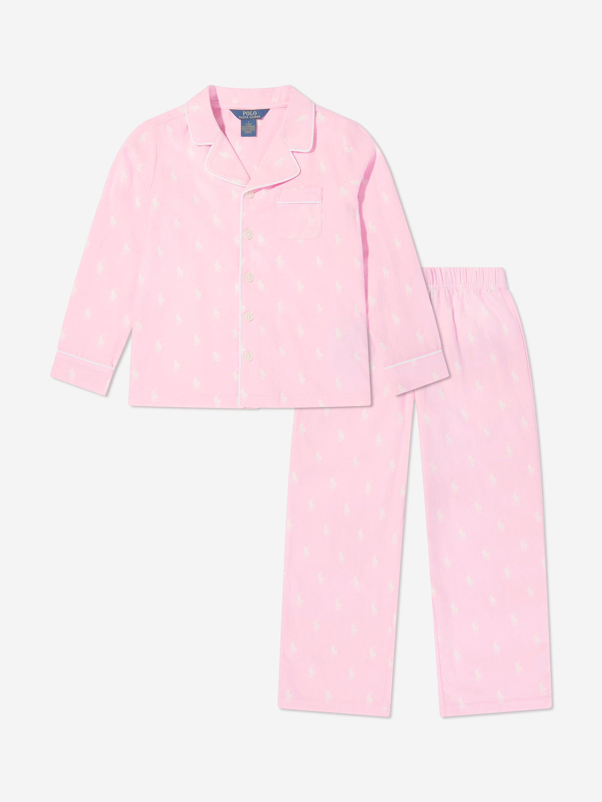 Ralph Lauren Girls Pyjama Set in Pink | Childsplay Clothing