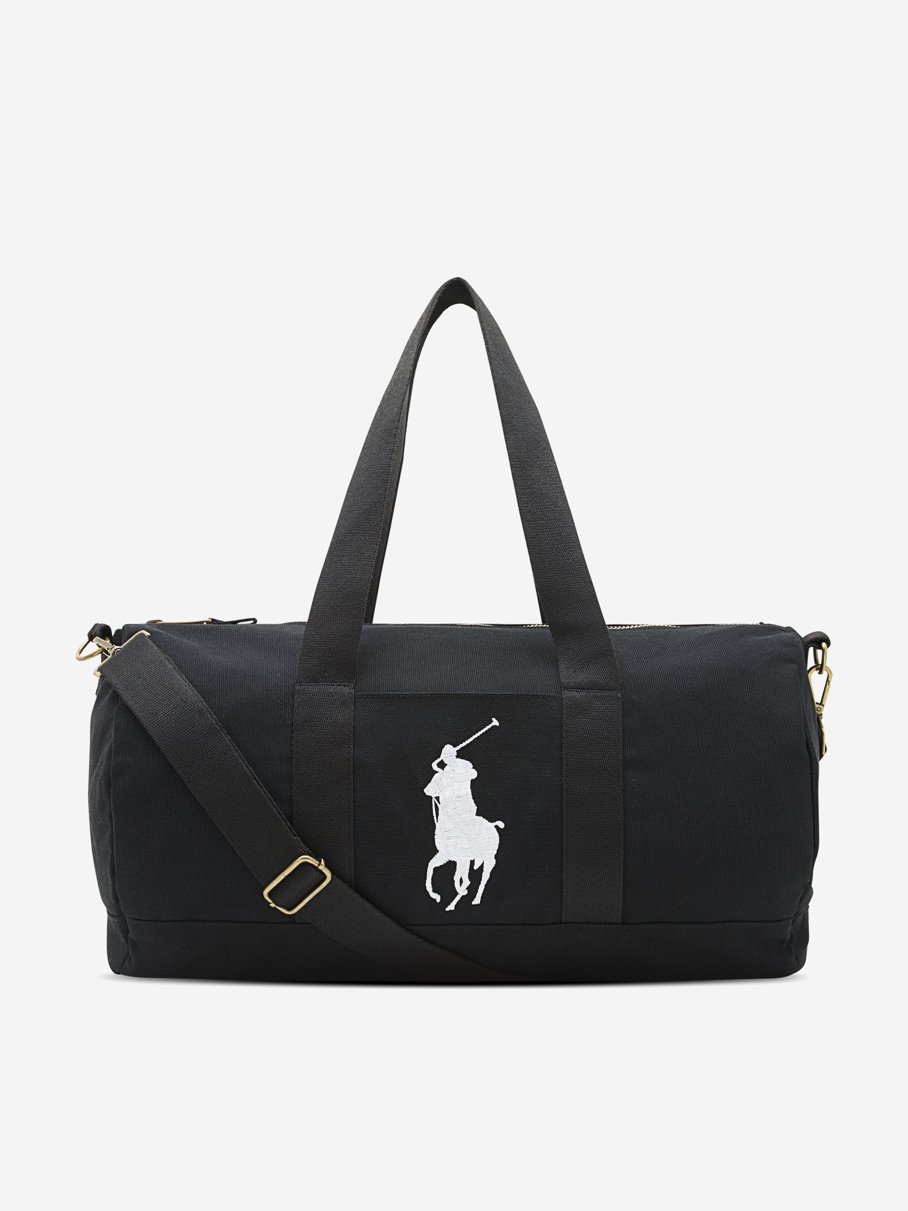 Ralph Lauren Boys Polo Player Duffle Bag in Black (47cm