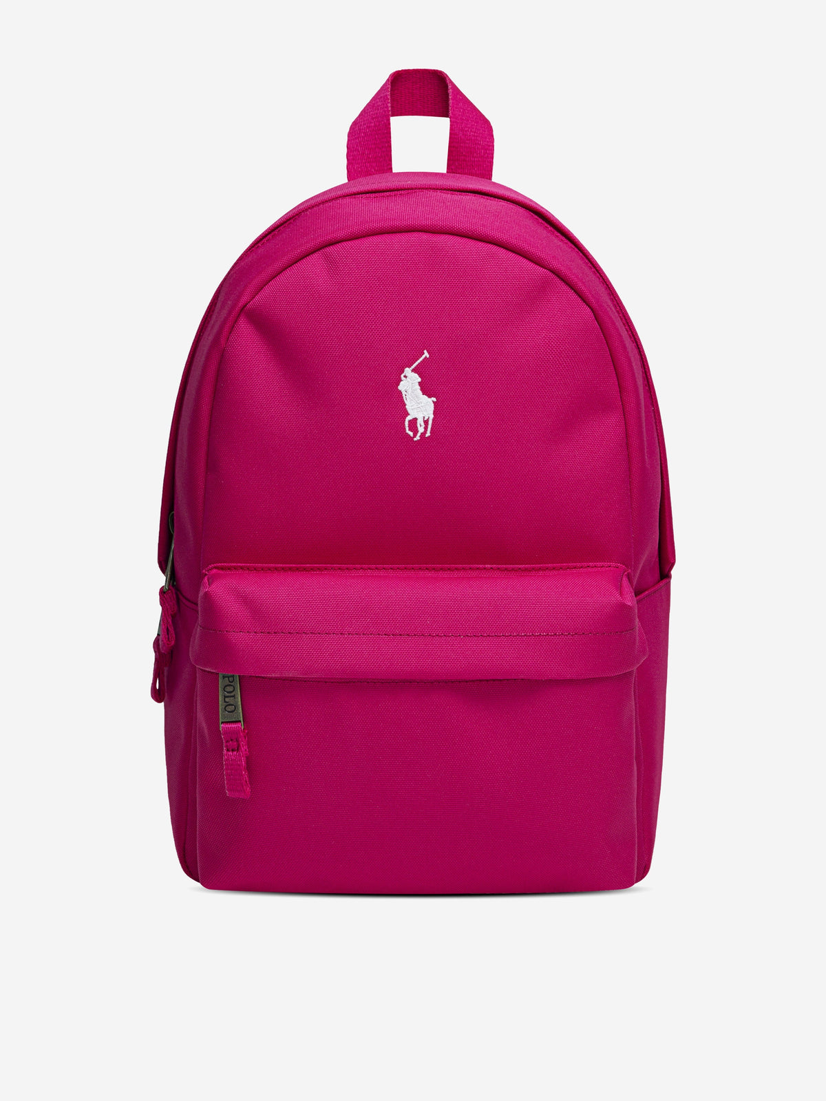 Ralph Lauren Pink Nylon Backpack Ralph Lauren Girls Canvas School Backpack With Card Holder  main image 2