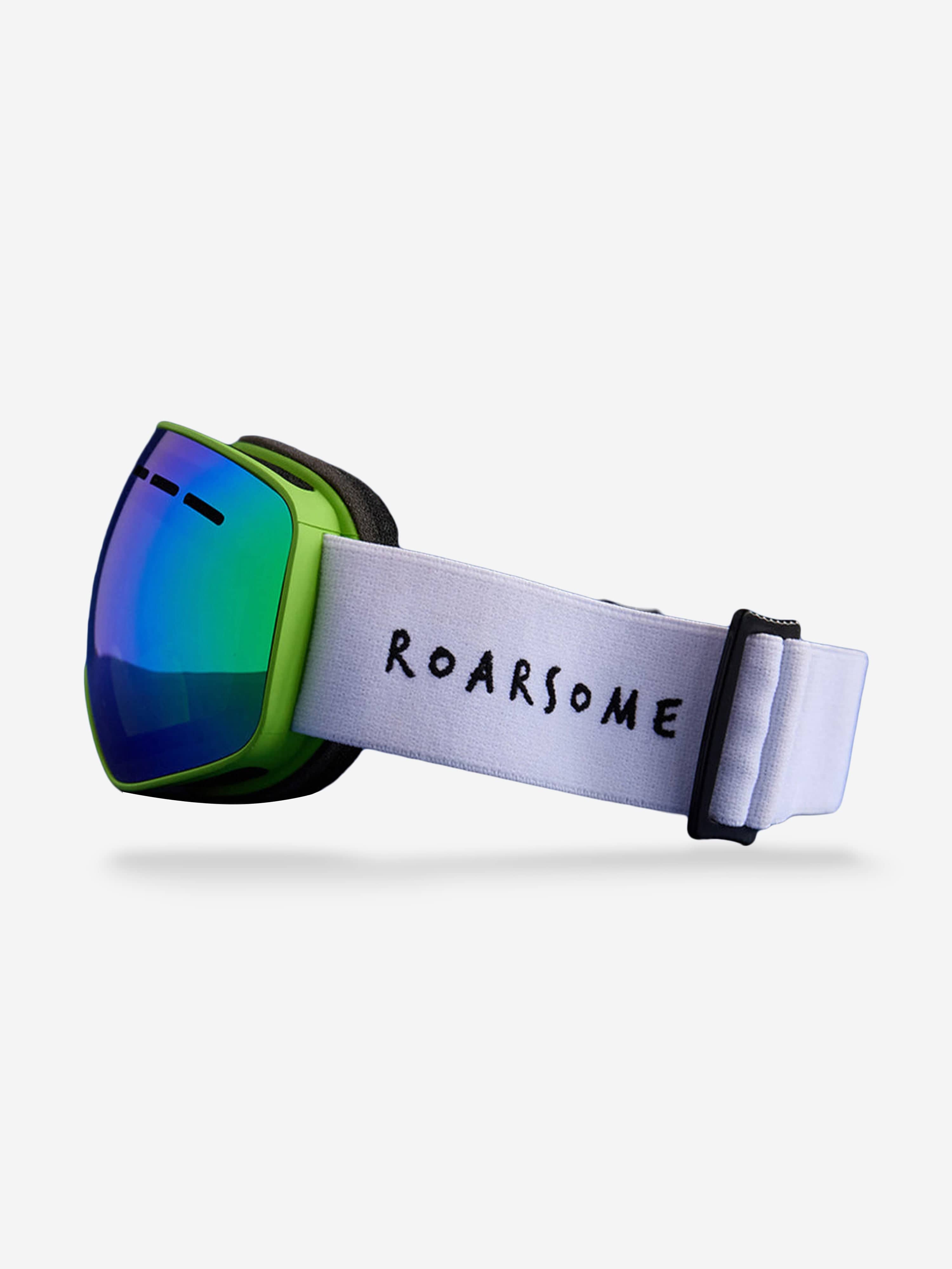 kids ski goggles Roarsome Kids Ski Goggles in Green One size