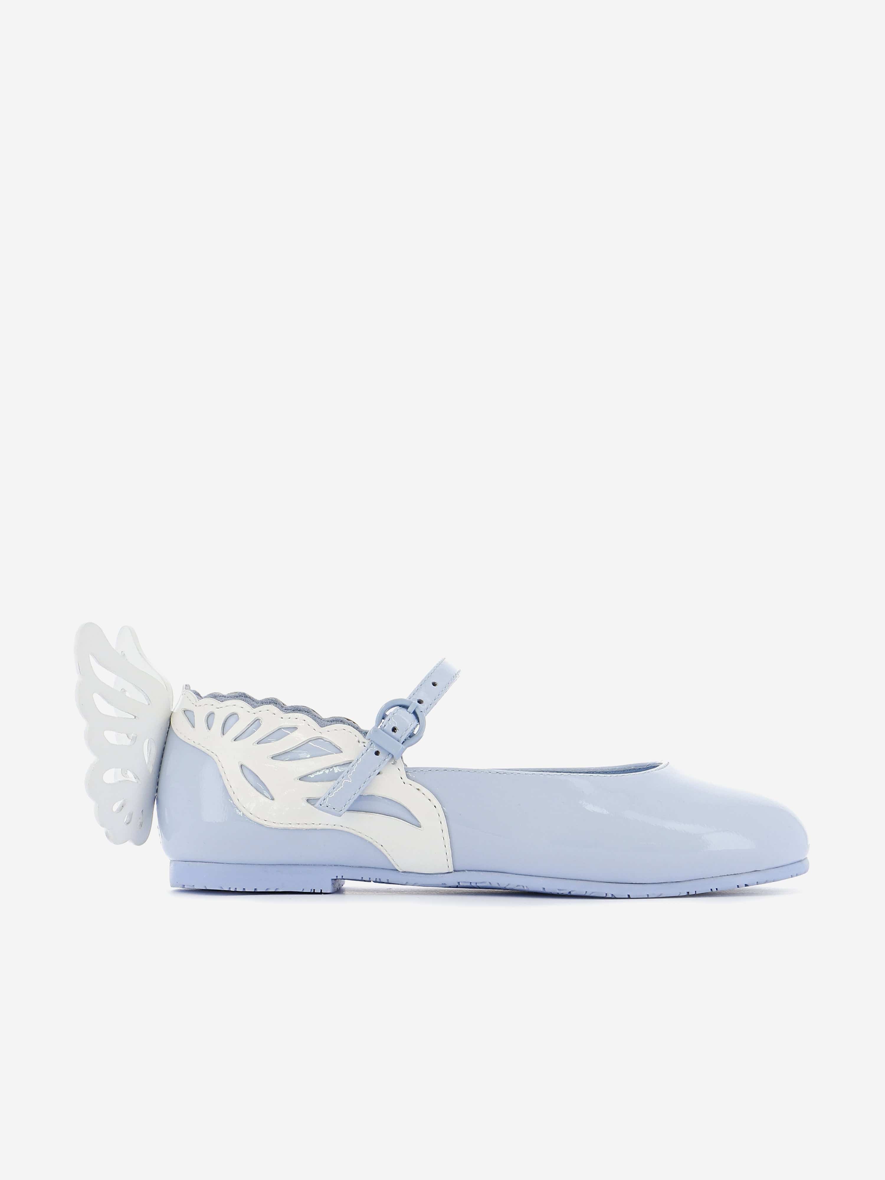Sophia Webster Sophia Webster Girls Heavenly Flat in Blue