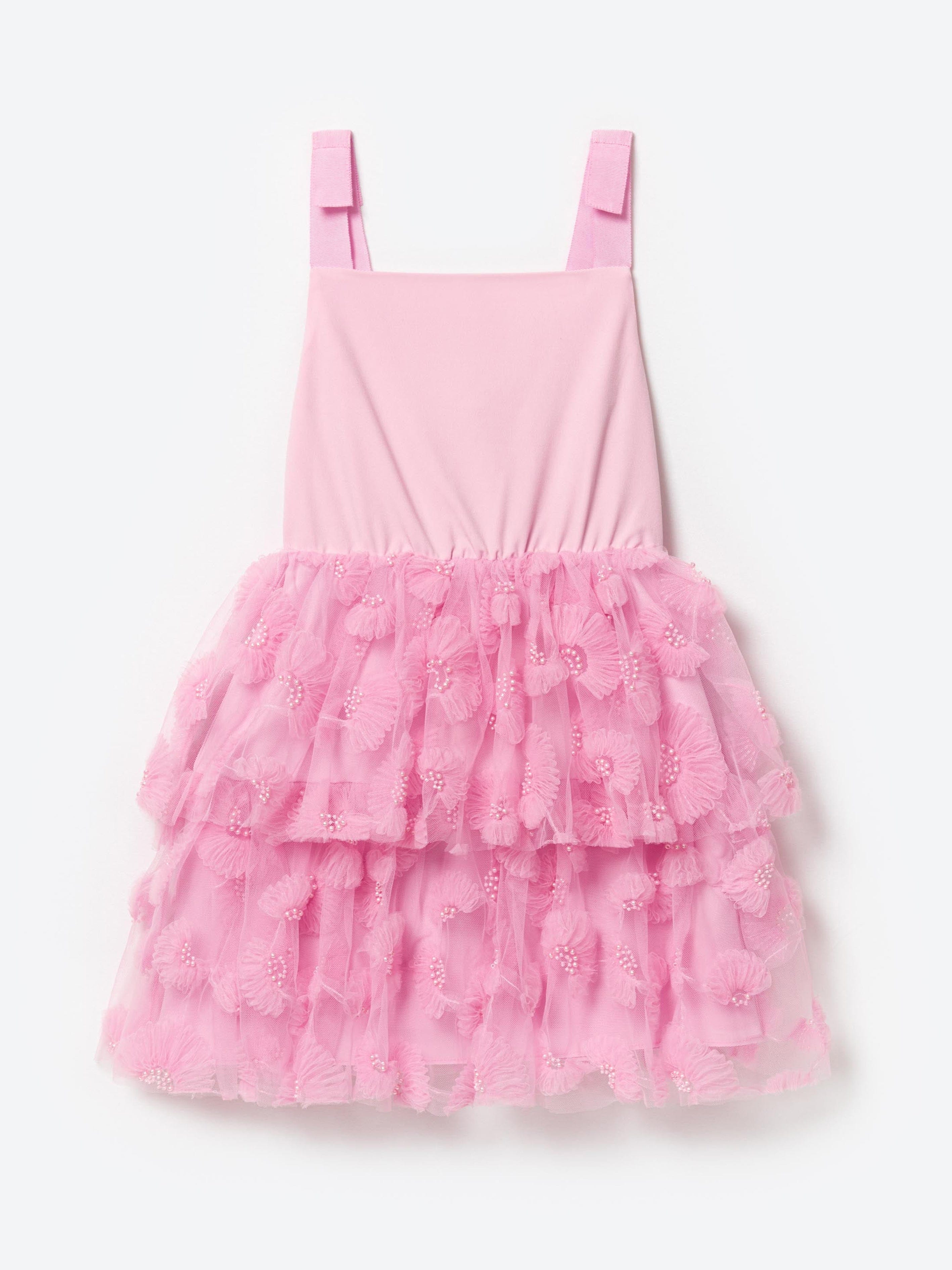 jersey and tulle dress Black Embellished Jersey Long Sleeve Ball Gown With Tulle Skirt