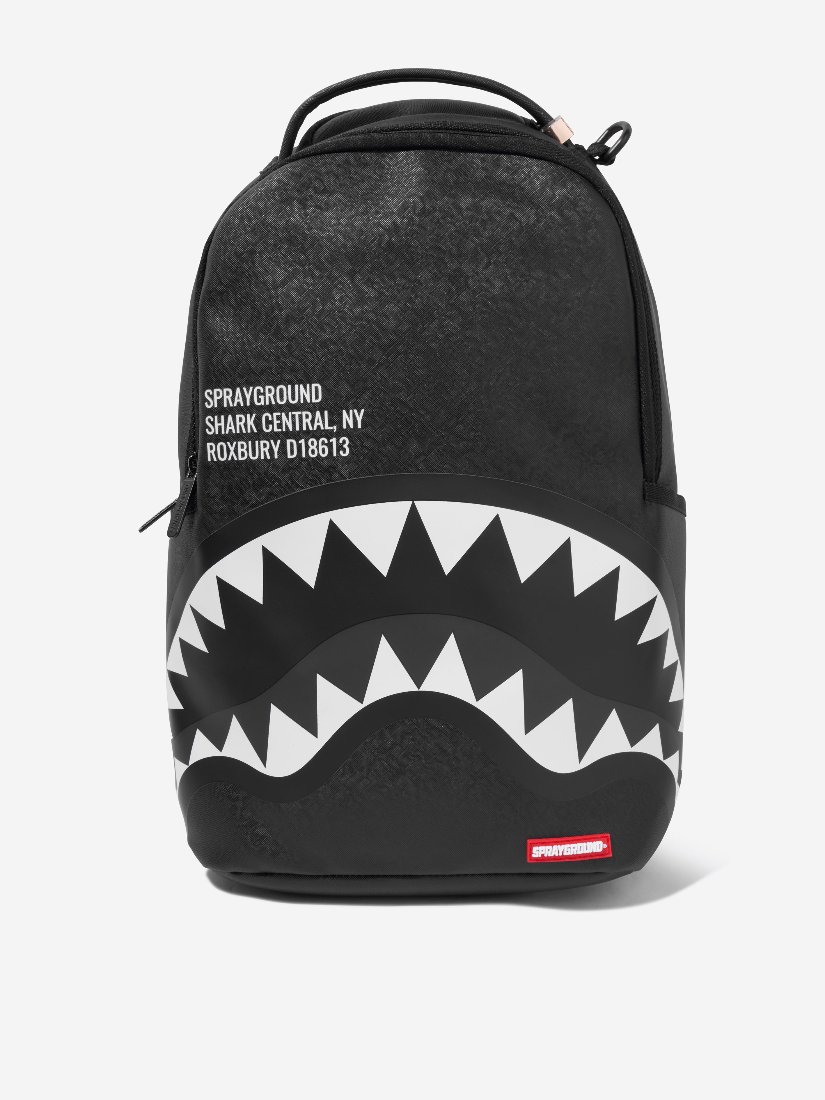 Sprayground Unisex Shark Central 2.0 Black DLXSV Backpack