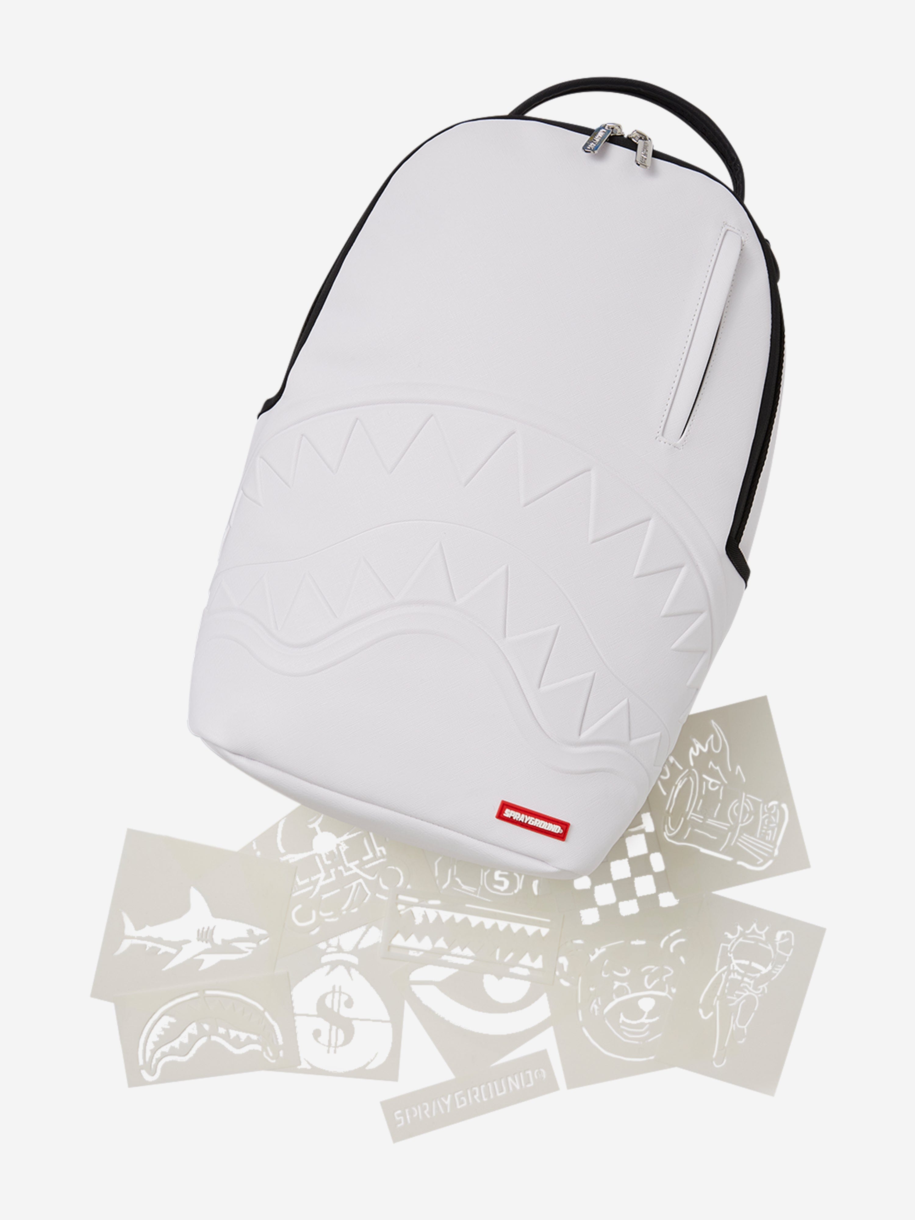 Sprayground Kids Spray Paint Your Own Backpack in White (46cm