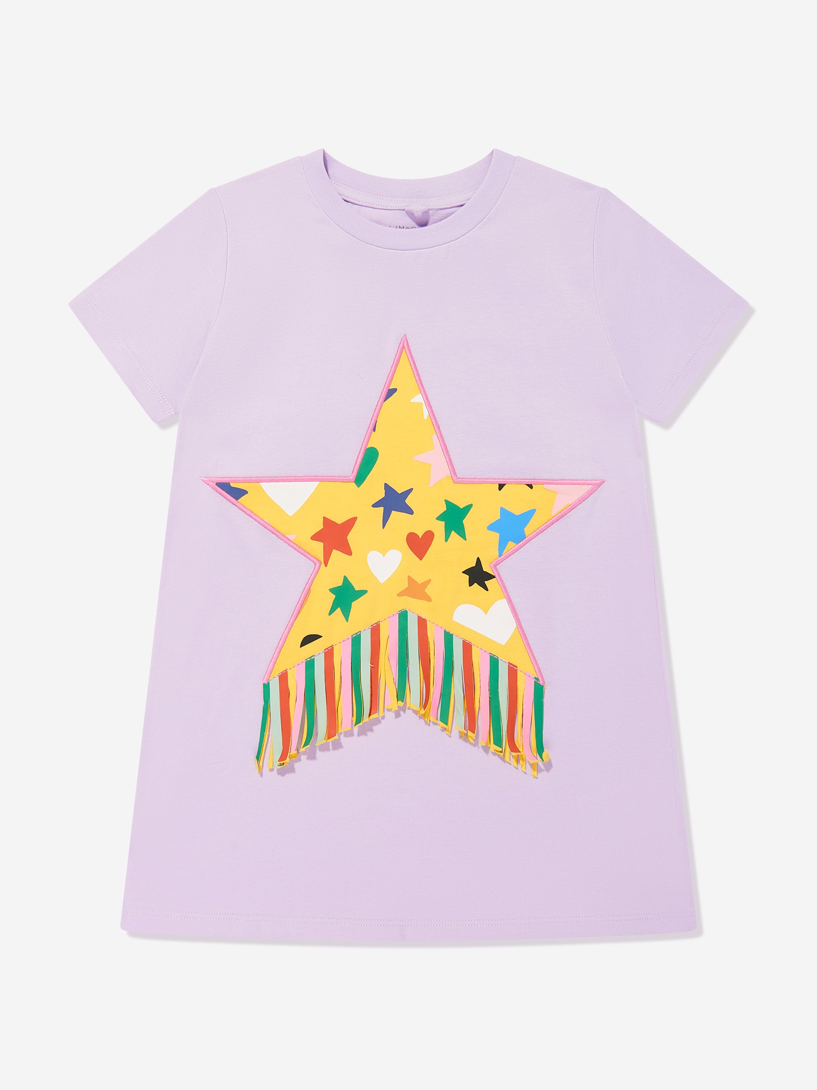 Stella McCartney-Girls Purple Star Dress Stella McCartney-Girls Purple Star Dress