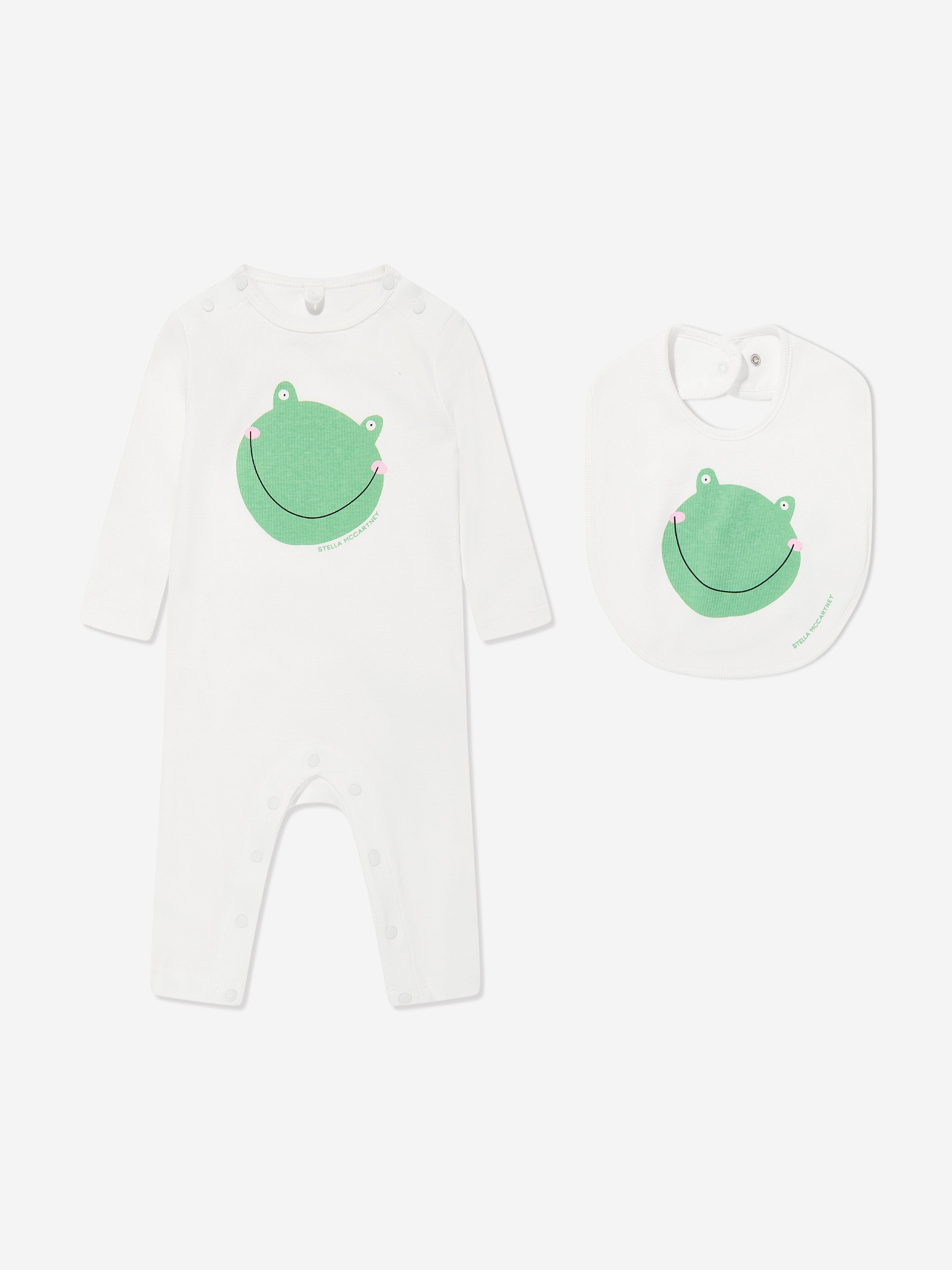 Stella McCartney Kids Stella McCartney Baby Boys Frog Romper Set