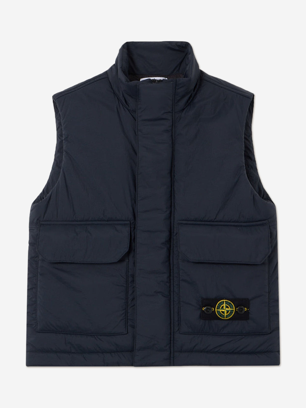 Stone Island Boys Pocket Gilet in Navy | Childsplay Clothing