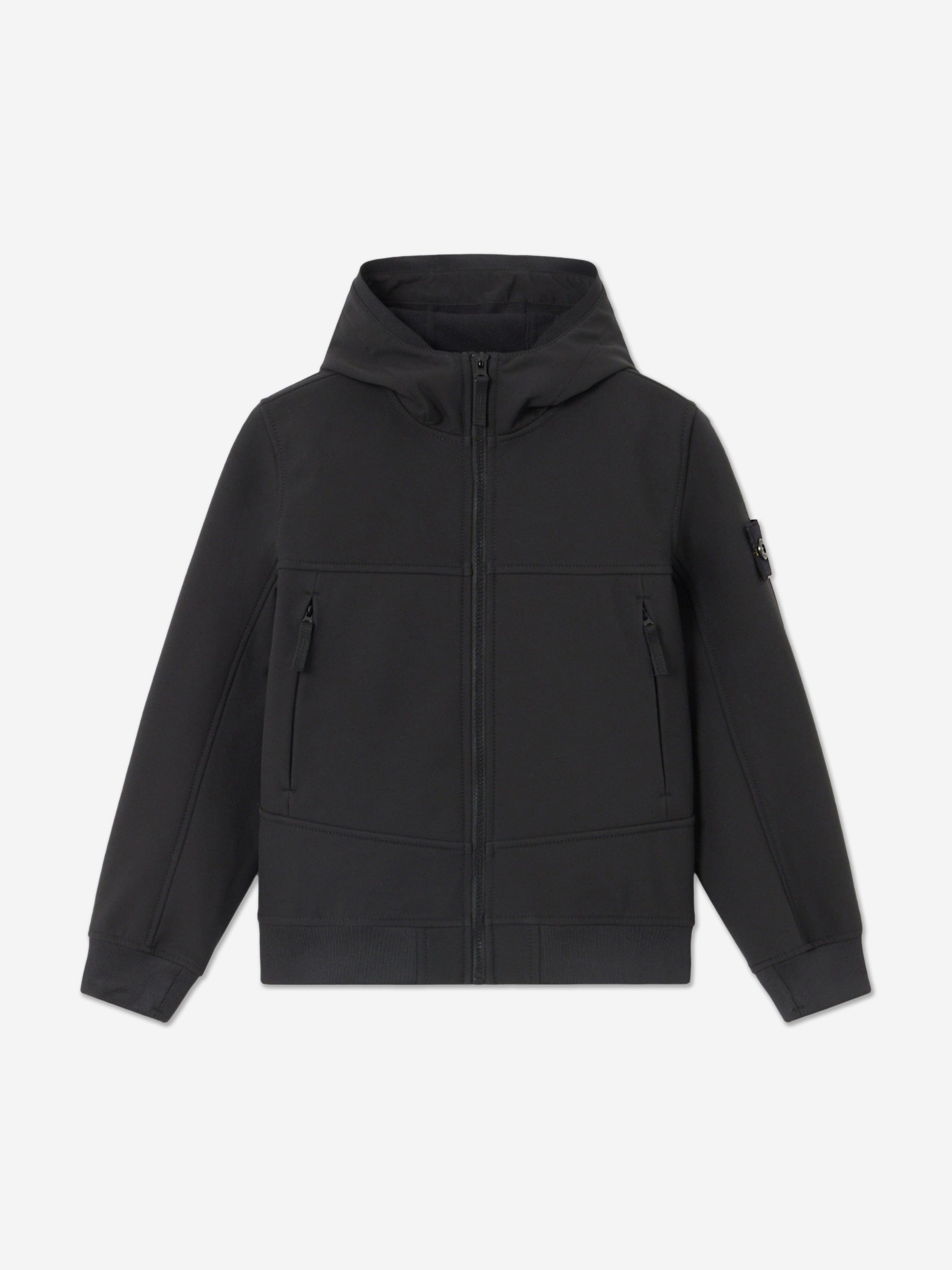 Stone Island Kids Short Parka Jacket in Black | Childsplay Clothing