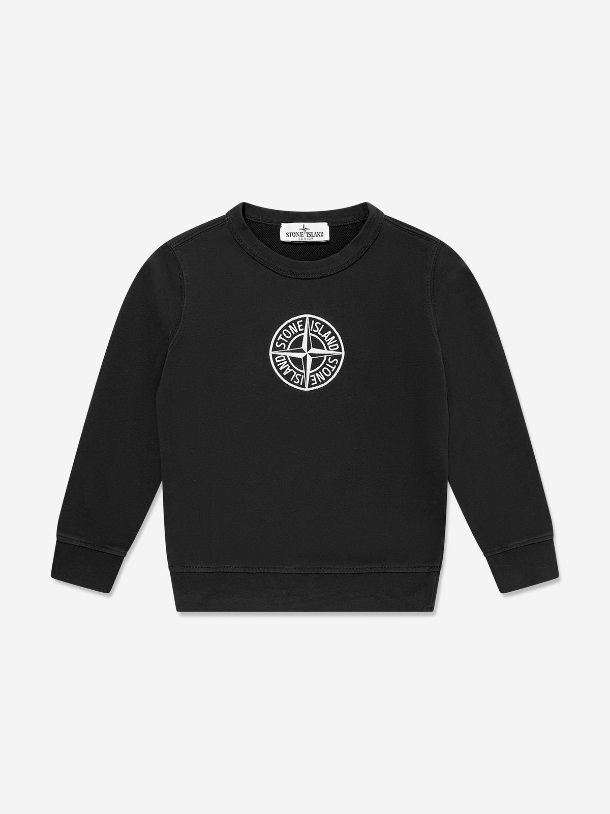 Stone Island Boys Compass Logo Sweatshirt in Navy | Childsplay 