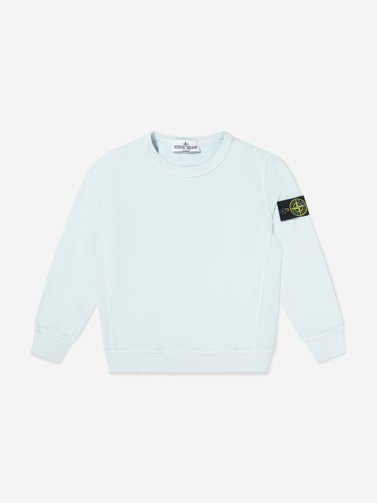 Stone Island Boys Cotton Fleece Sweatshirt in Blue | Childsplay 