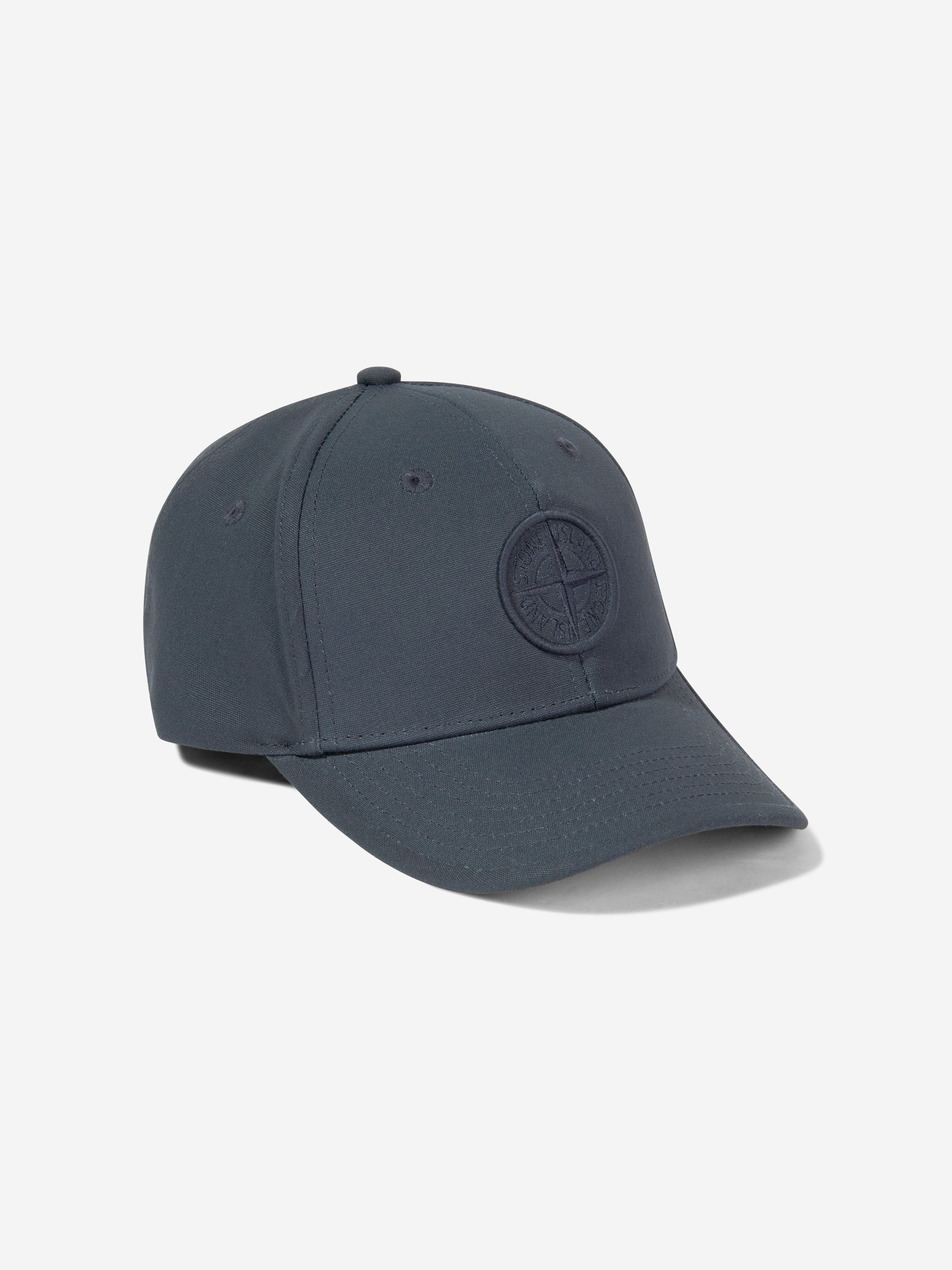 STONE  キャップ　ベースボールキャップ Compass刺繍 Stone Island Boys Embroidered Compass Logo Cap in Navy