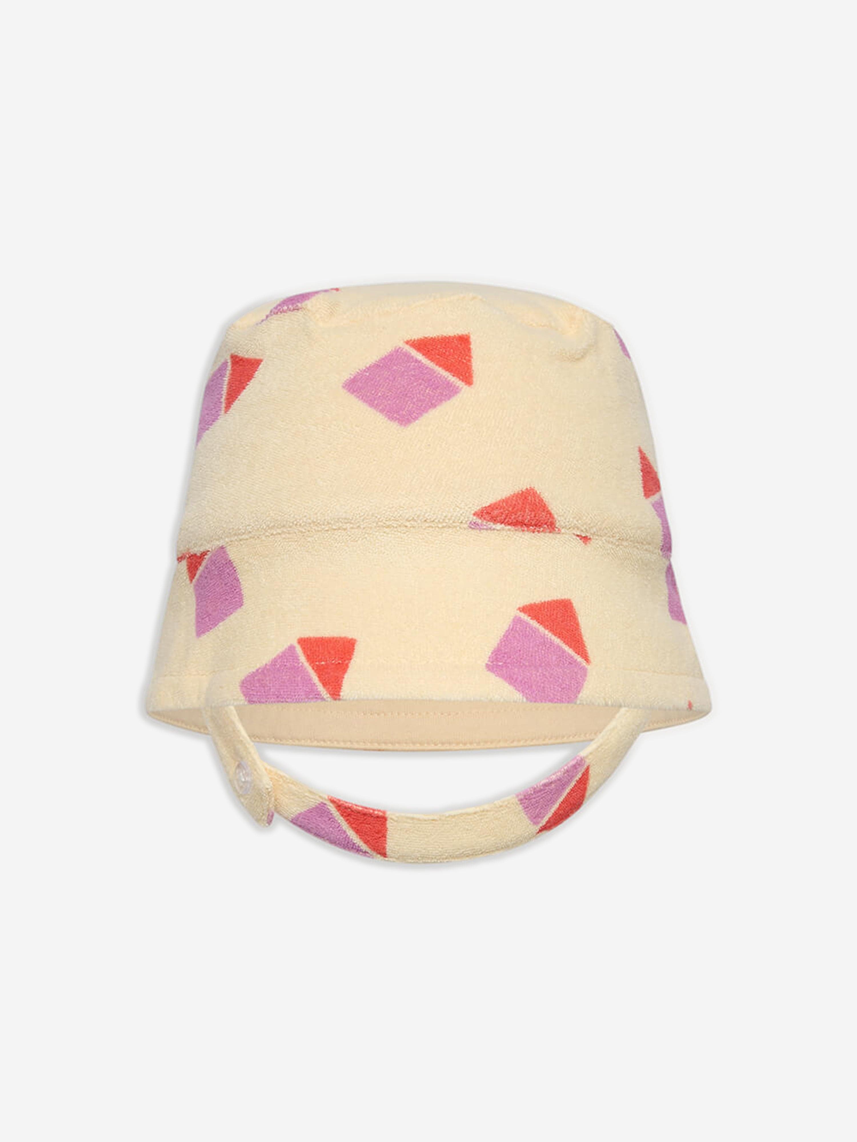 The Bonnie Mob The Bonnie Mob Girls Beach Hut Sun Hat in Ivory