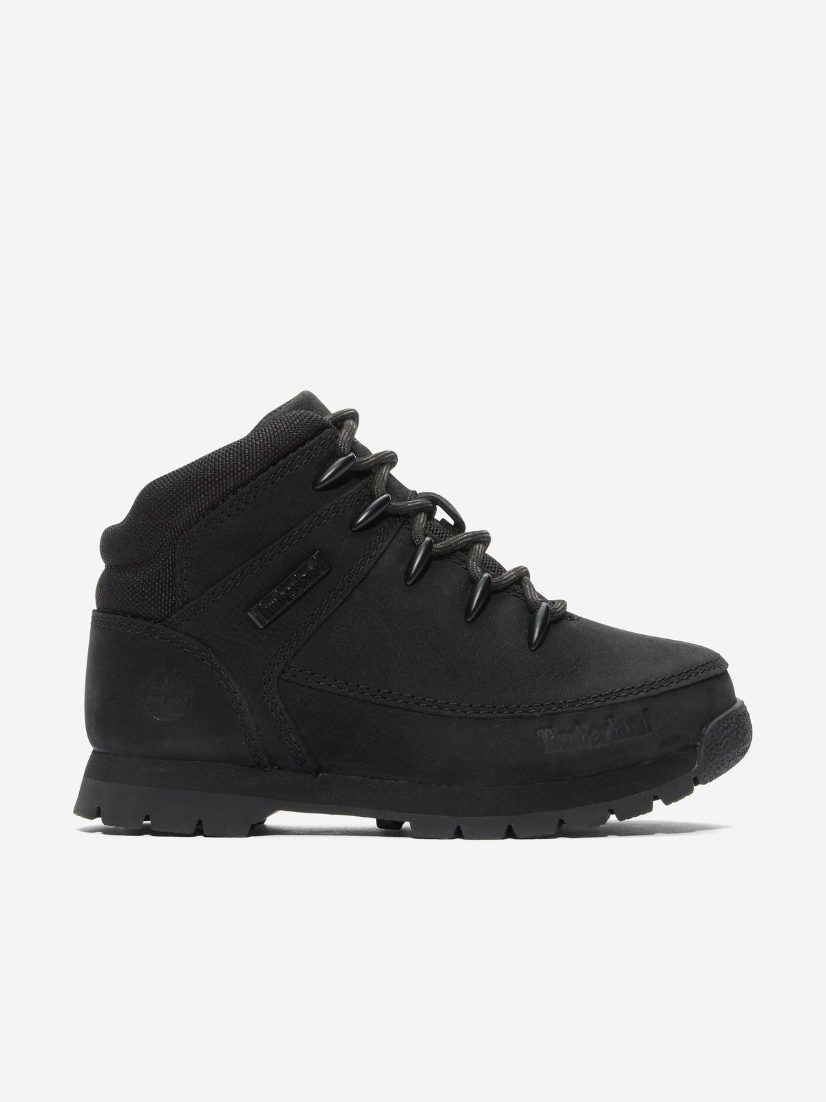 Timberland Boys Mid Lace-Up Boots in Black | Childsplay Clothing display picture 3